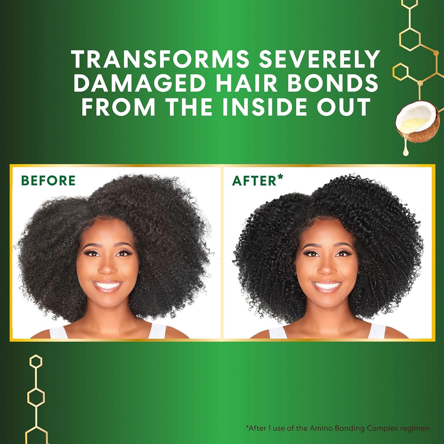 imagePalmers Amino Bonding Complex Hair Mask Intense Conditioning Masque Pack with Coconut Oil amp Vitamin E Heat Protectant Anti Frizz Adds Shine Protects Hair Growth All Hair Types 12 fl oz bottle21 Fl Oz Pack of 1