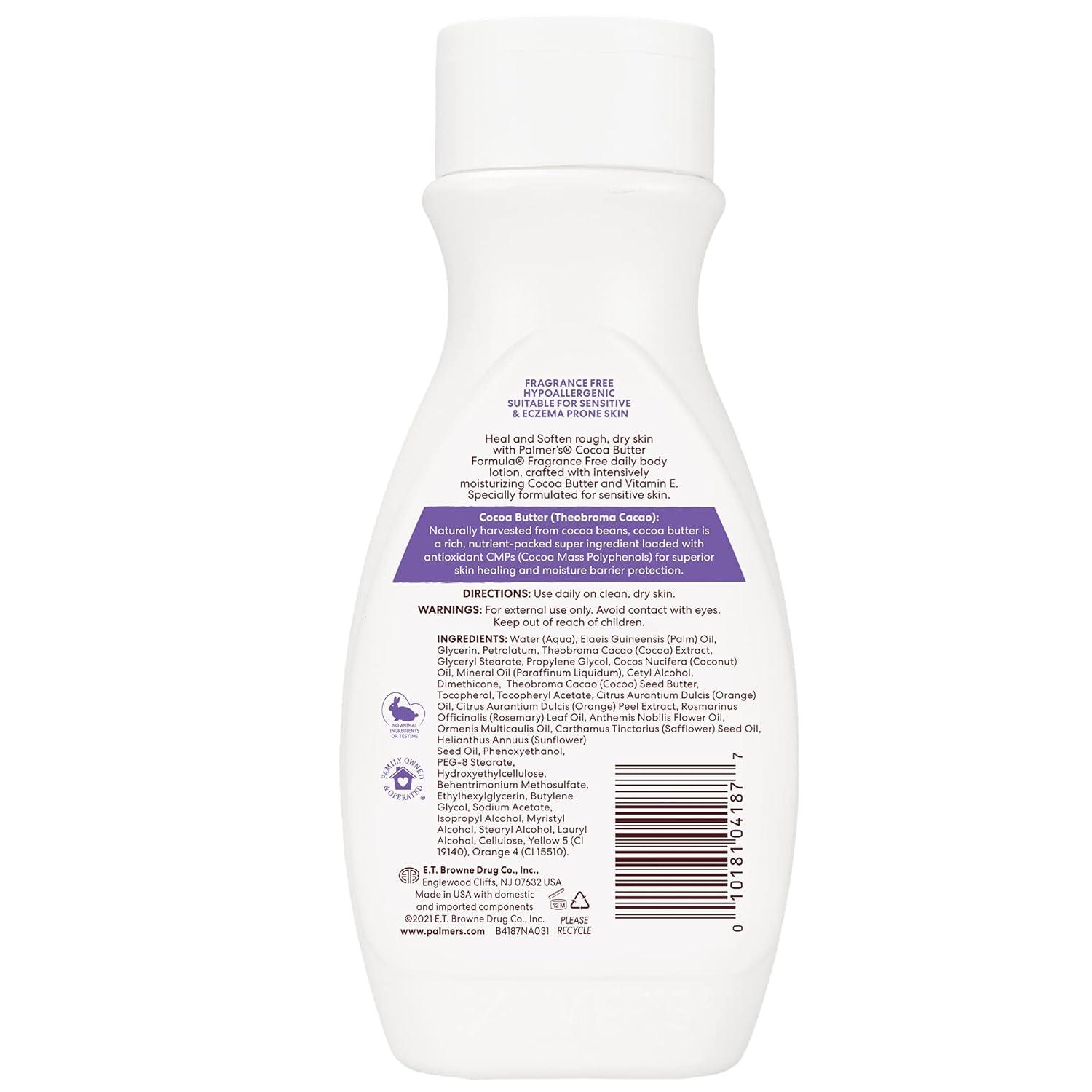 imagePalmers Cocoa Butter Body Oil Body Lotion Value Skin Care Bundle for Dry Skin Provides 48 Hour Moisture to Dry Rough Skin Includes 1 Moisturizing Lotion 135 fl oz and 1 Skin Oil 85 fl ozFragrance Free