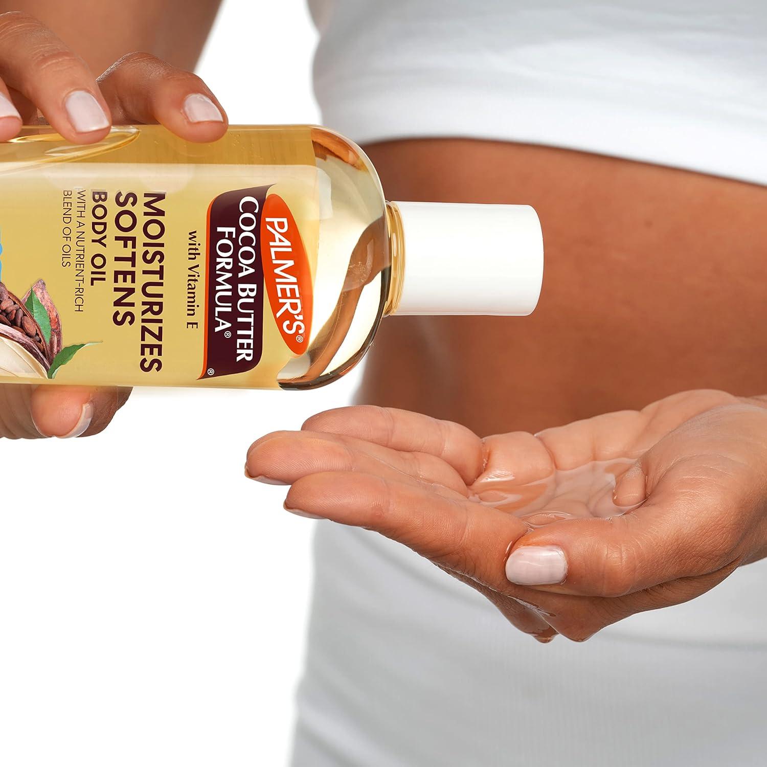 imagePalmers Cocoa Butter Body Oil Body Lotion Value Skin Care Bundle for Dry Skin Provides 48 Hour Moisture to Dry Rough Skin Includes 1 Moisturizing Lotion 135 fl oz and 1 Skin Oil 85 fl ozCocoa Butter