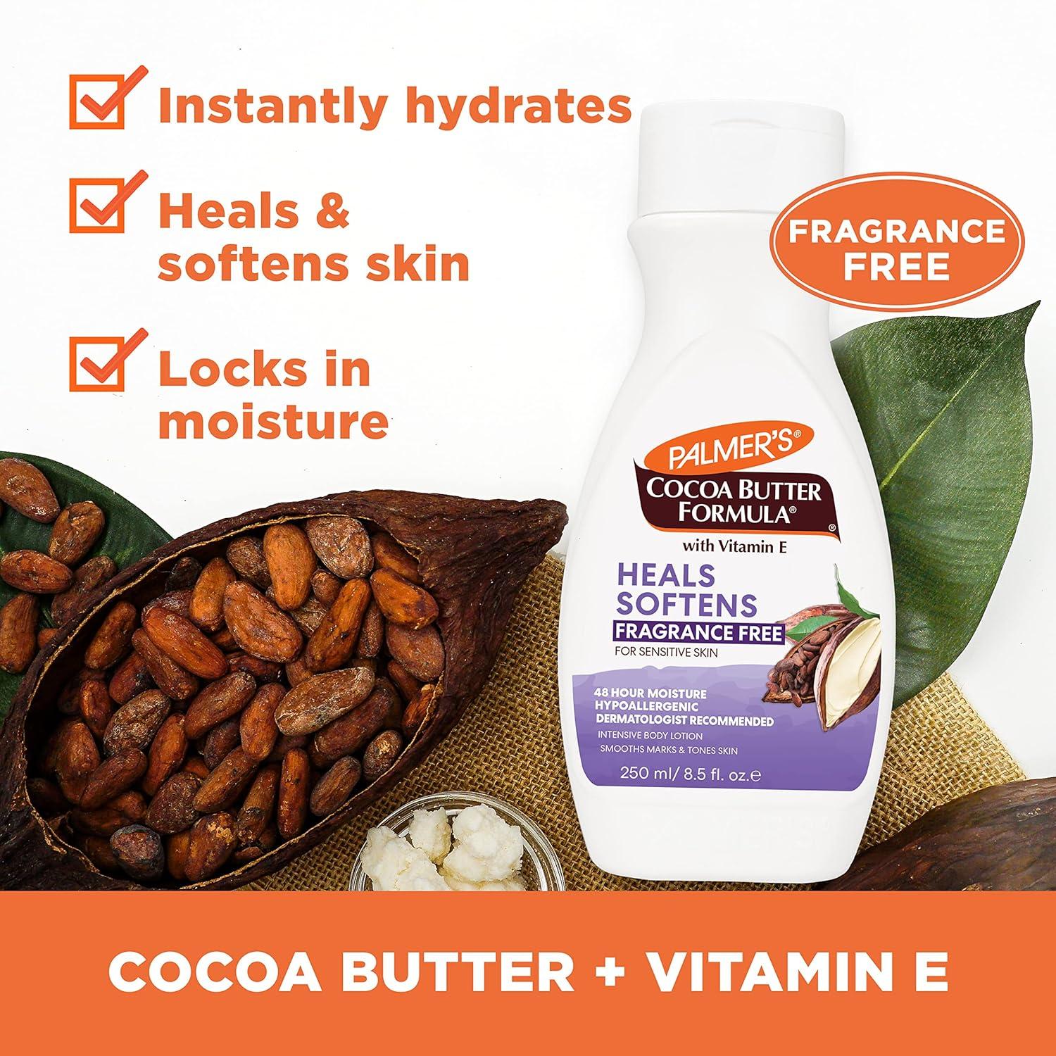 imagePalmers Cocoa Butter Body Oil Body Lotion Value Skin Care Bundle for Dry Skin Provides 48 Hour Moisture to Dry Rough Skin Includes 1 Moisturizing Lotion 135 fl oz and 1 Skin Oil 85 fl ozFragrance Free