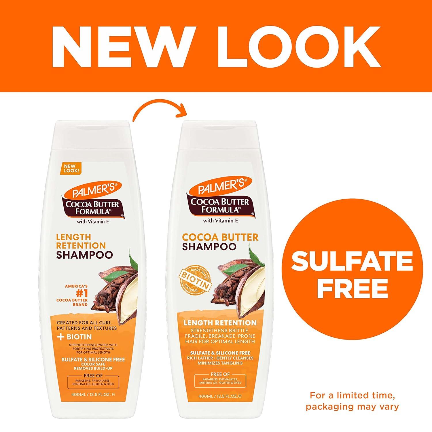imagePalmers Cocoa Butter Formula Biotin Length Retention Shampoo 135 Fl Oz135 Fl Oz Pack of 2