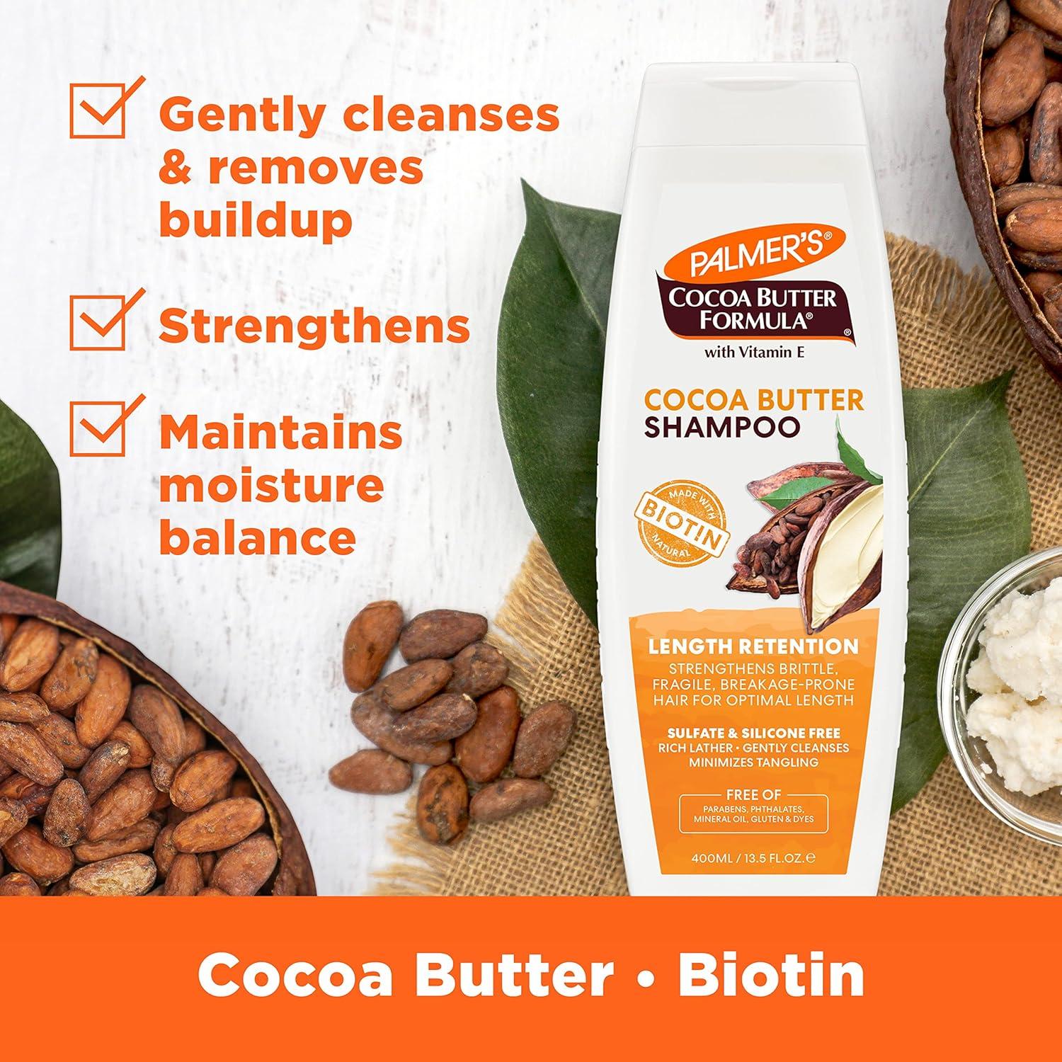 imagePalmers Cocoa Butter Formula Biotin Length Retention Shampoo 135 Fl Oz135 Fl Oz Pack of 2