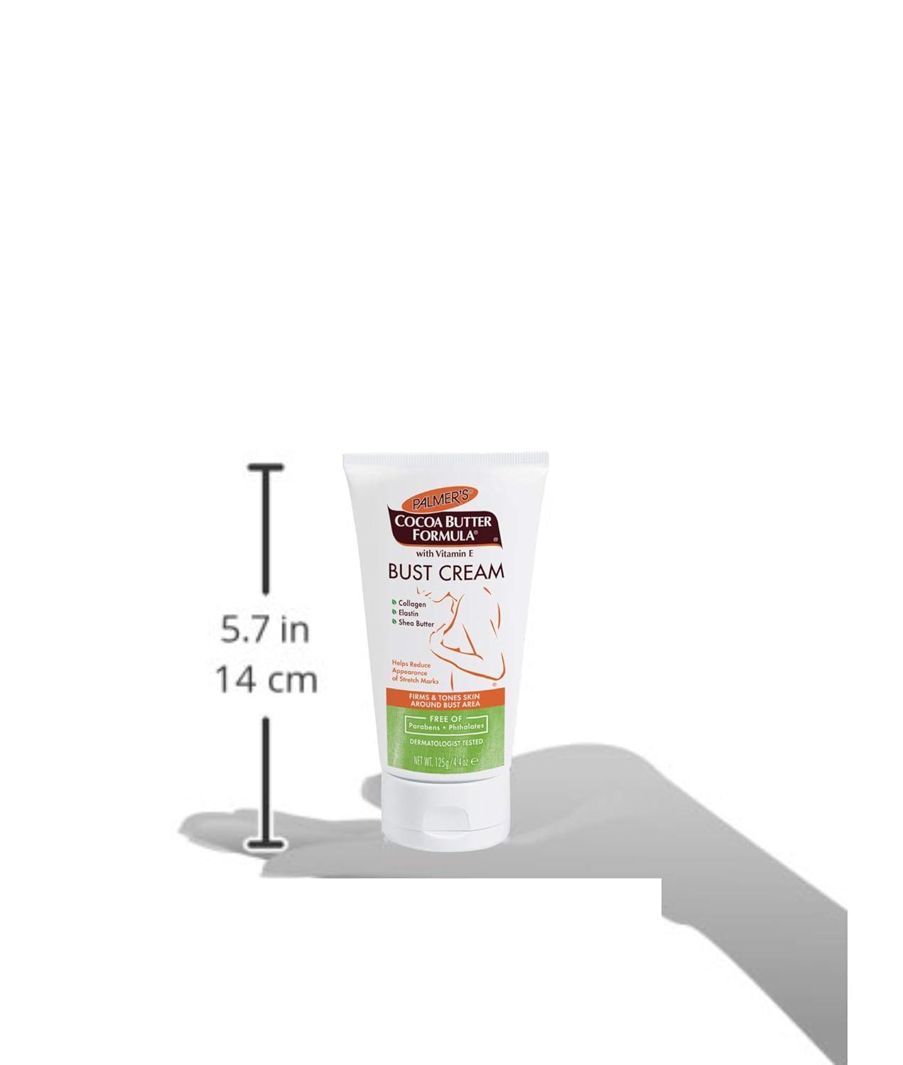 imagePalmers Cocoa Butter Formula Bust Cream for Pregnancy Skin Care with Vitamin E 44 oz Pack of 3147 Ounce Pack of 3
