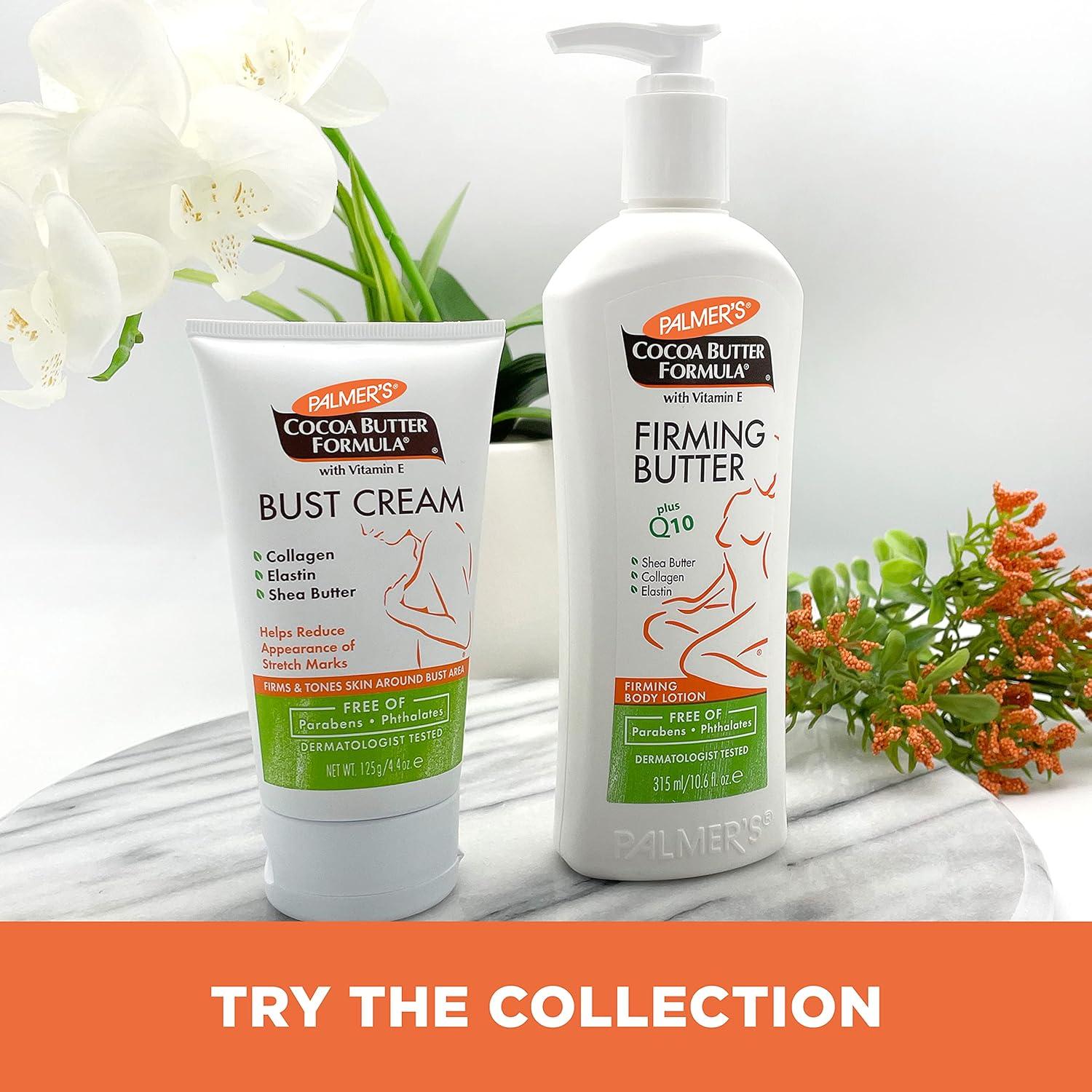 imagePalmers Cocoa Butter Formula Bust Cream for Pregnancy Skin Care with Vitamin E 44 oz Pack of 344 Ounce Pack of 1