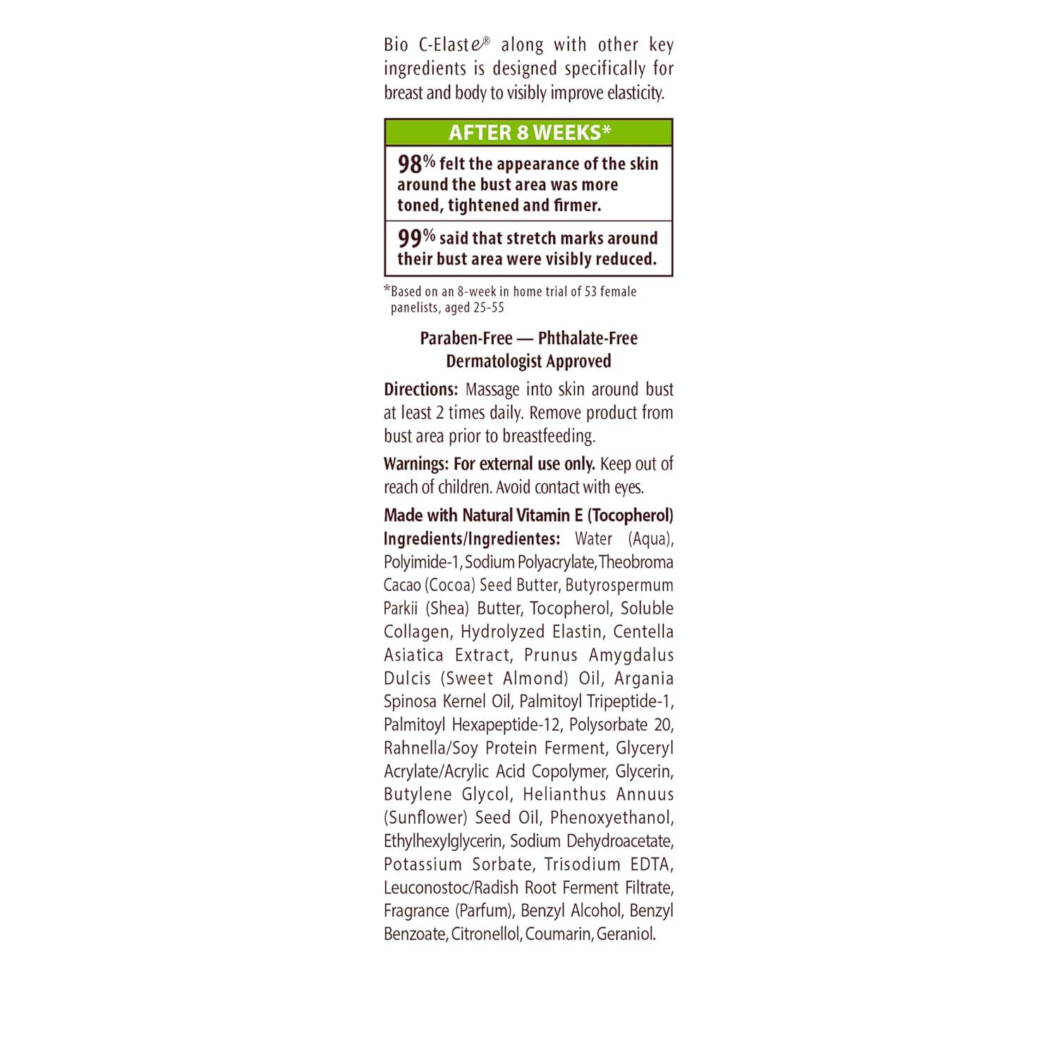 imagePalmers Cocoa Butter Formula Bust Cream for Pregnancy Skin Care with Vitamin E 44 oz Pack of 344 Ounce Pack of 1