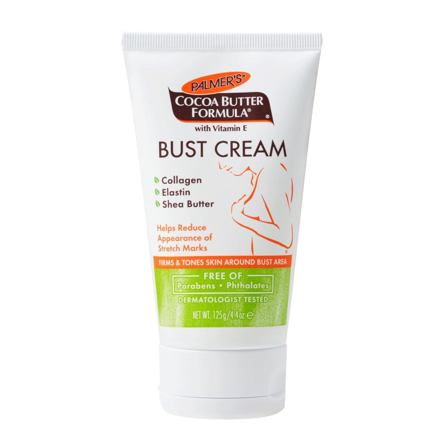 imagePalmers Cocoa Butter Formula Bust Cream for Pregnancy Skin Care with Vitamin E 44 oz Pack of 344 Ounce Pack of 2