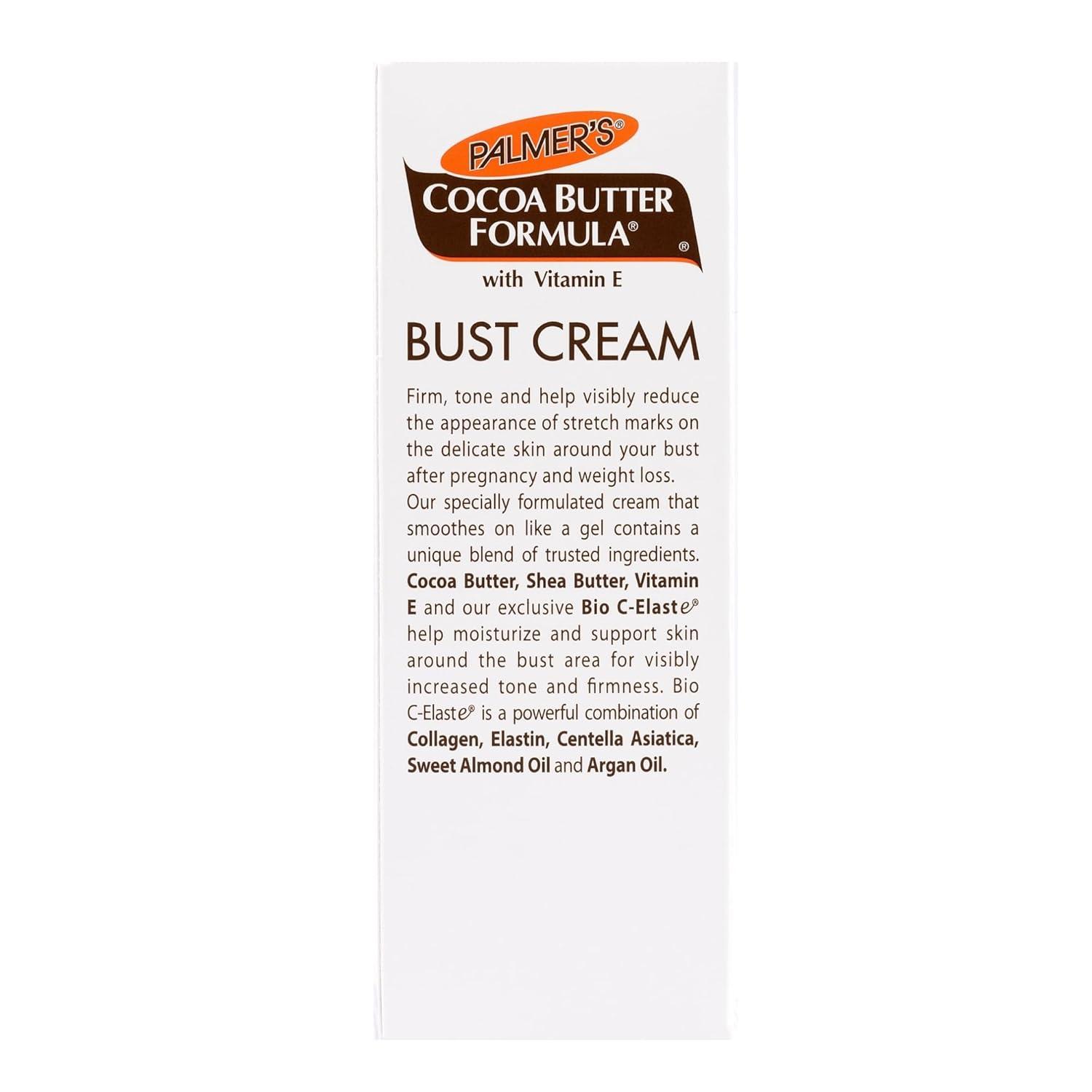 imagePalmers Cocoa Butter Formula Bust Cream for Pregnancy Skin Care with Vitamin E 44 oz Pack of 344 Ounce Pack of 2