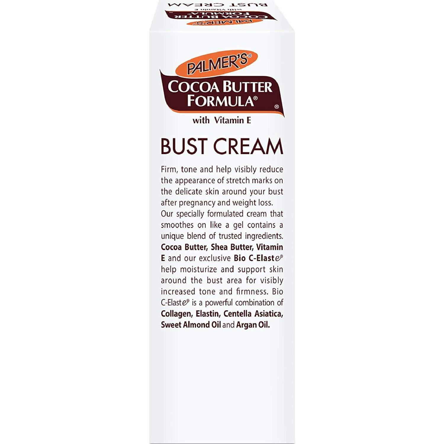 imagePalmers Cocoa Butter Formula Bust Cream for Pregnancy Skin Care with Vitamin E 44 oz Pack of 344 Ounce Pack of 6