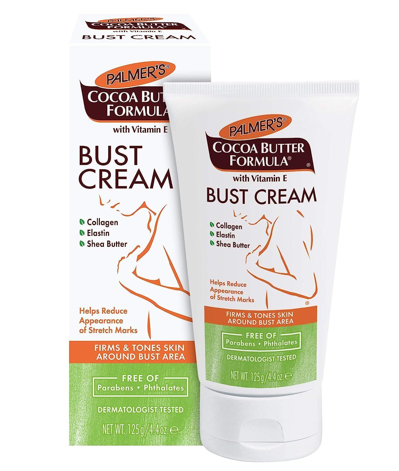 imagePalmers Cocoa Butter Formula Bust Cream for Pregnancy Skin Care with Vitamin E 44 oz Pack of 344 Ounce Pack of 6