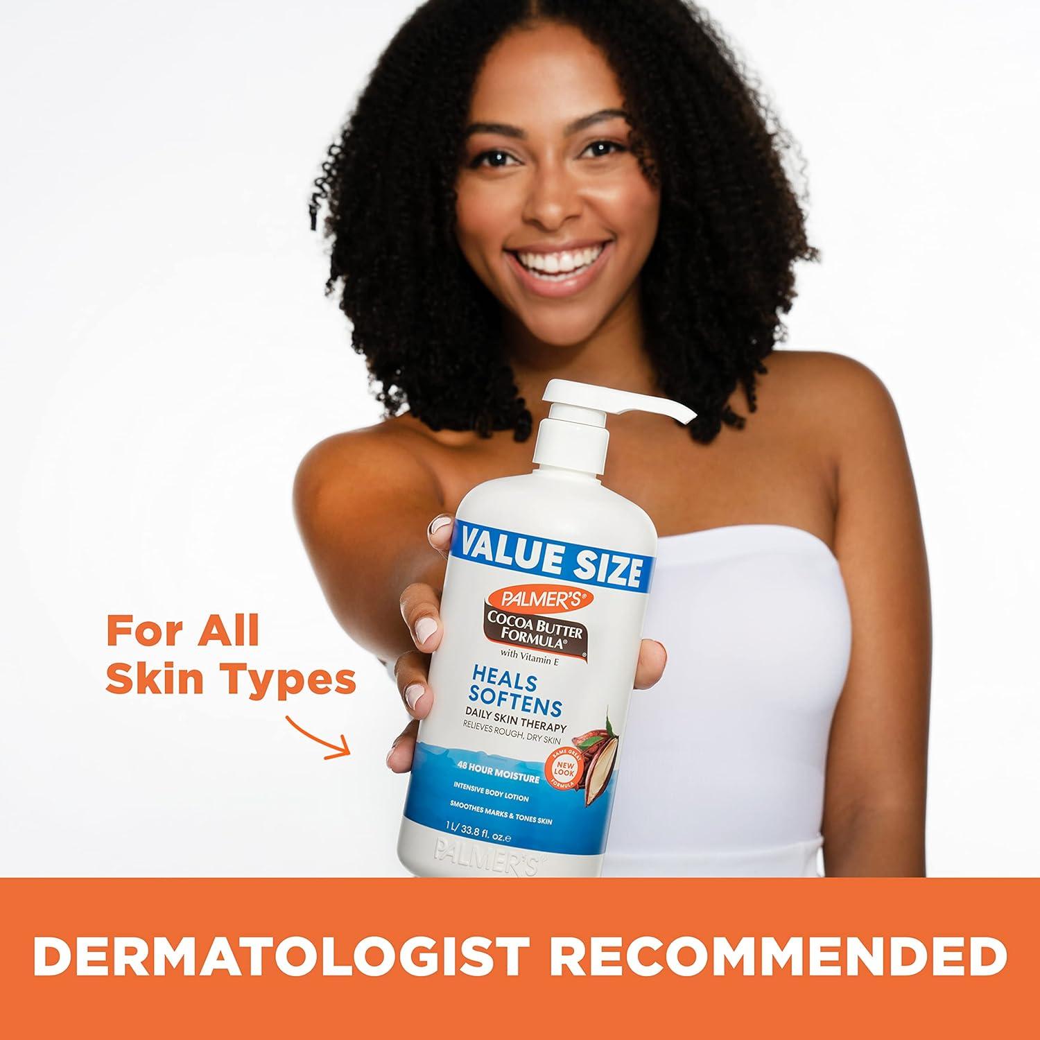 imagePalmers Cocoa Butter Formula Daily Skin Therapy Body Lotion Pump Bottle 338 Ounces Pack of 2676 Fl Oz Pack of 1