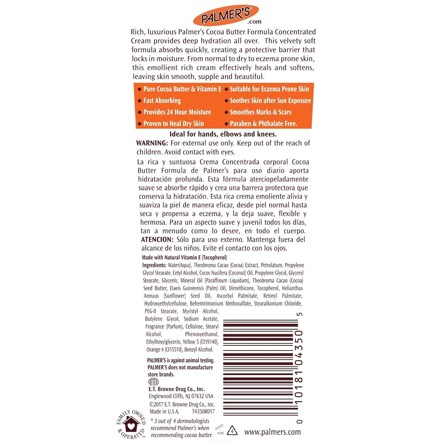 imagePalmers Cocoa Butter Formula Daily Skin Therapy Concentrated Cream 375 Ounces375 Ounce Pack of 1