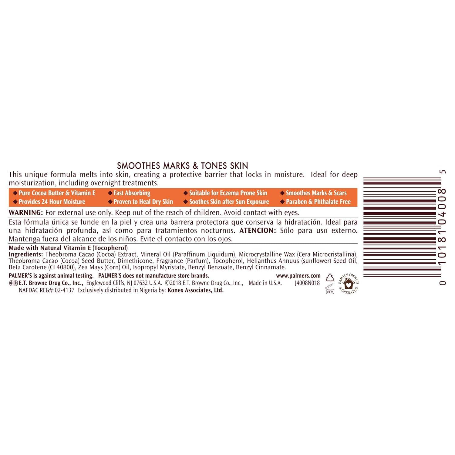 imagePalmers Cocoa Butter Formula Daily Skin Therapy Solid Formula 725 Ounces Pack of 12