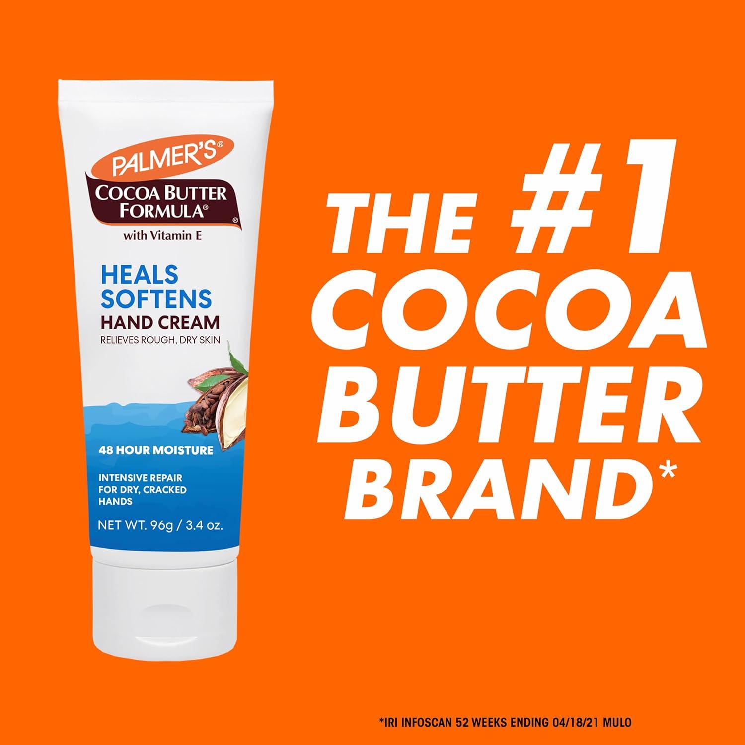 imagePalmers Cocoa Butter Formula Hand Cream for Dry Cracked Skin Travel Size Hand Lotion 34 Ounce34 Fl Oz Pack of 2