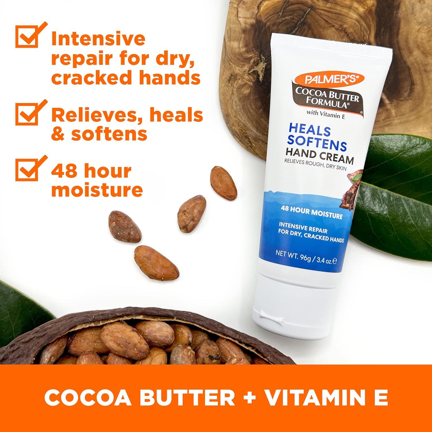 imagePalmers Cocoa Butter Formula Hand Cream for Dry Cracked Skin Travel Size Hand Lotion 34 Ounce34 Fl Oz Pack of 2