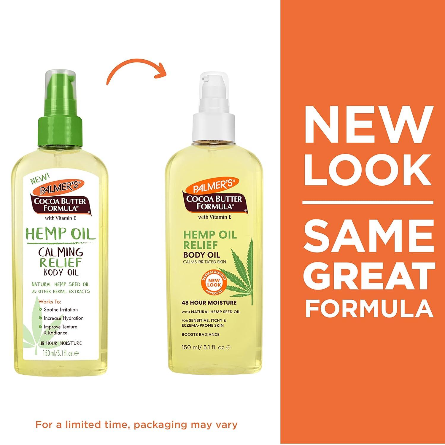 imagePalmers Cocoa Butter Formula Hemp Oil Calming Relief Body Oil 51 Ounces