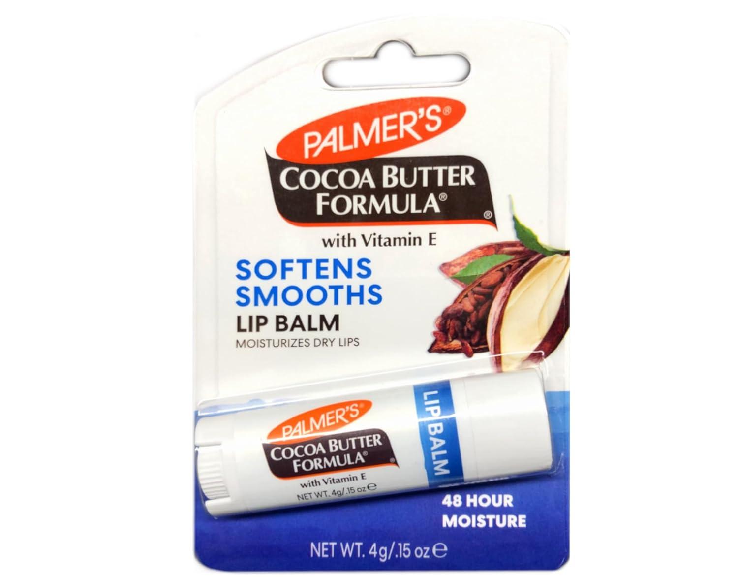 imagePalmers Cocoa Butter Formula Lip Balm AllDay Moisturization Beach Bag MustHave Hydrates Dry Cracked Lips Pack of 1015 Ounce Pack of 2