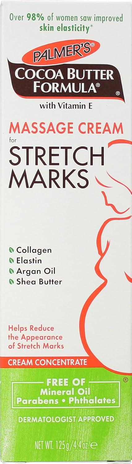 imagePalmers Cocoa Butter Formula Massage Cream for Stretch Marks and Pregnancy Skin Care 44 Ounces Pack of 244 Ounce Pack of 2