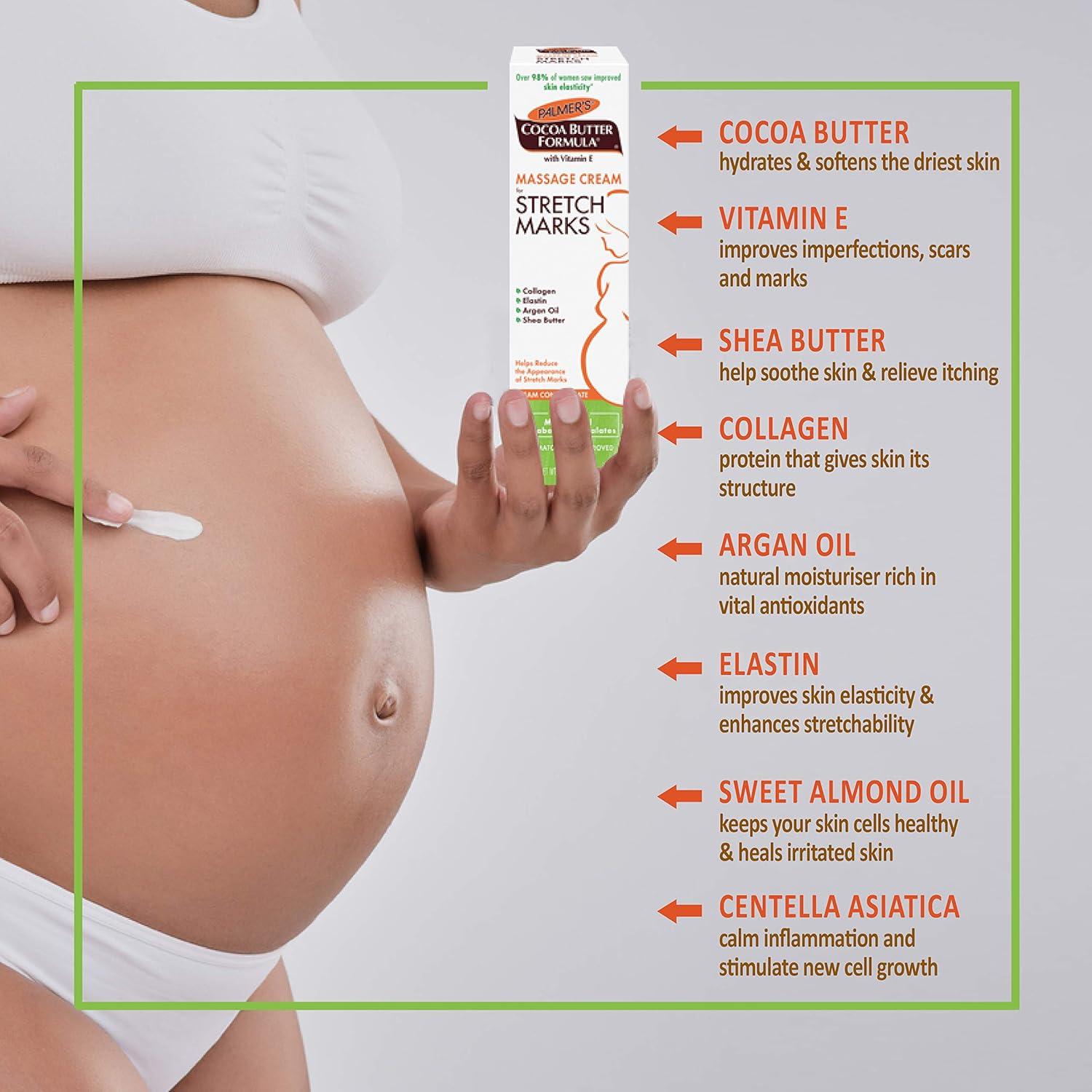 imagePalmers Cocoa Butter Formula Massage Cream for Stretch Marks and Pregnancy Skin Care 44 Ounces Pack of 2Pack of 6
