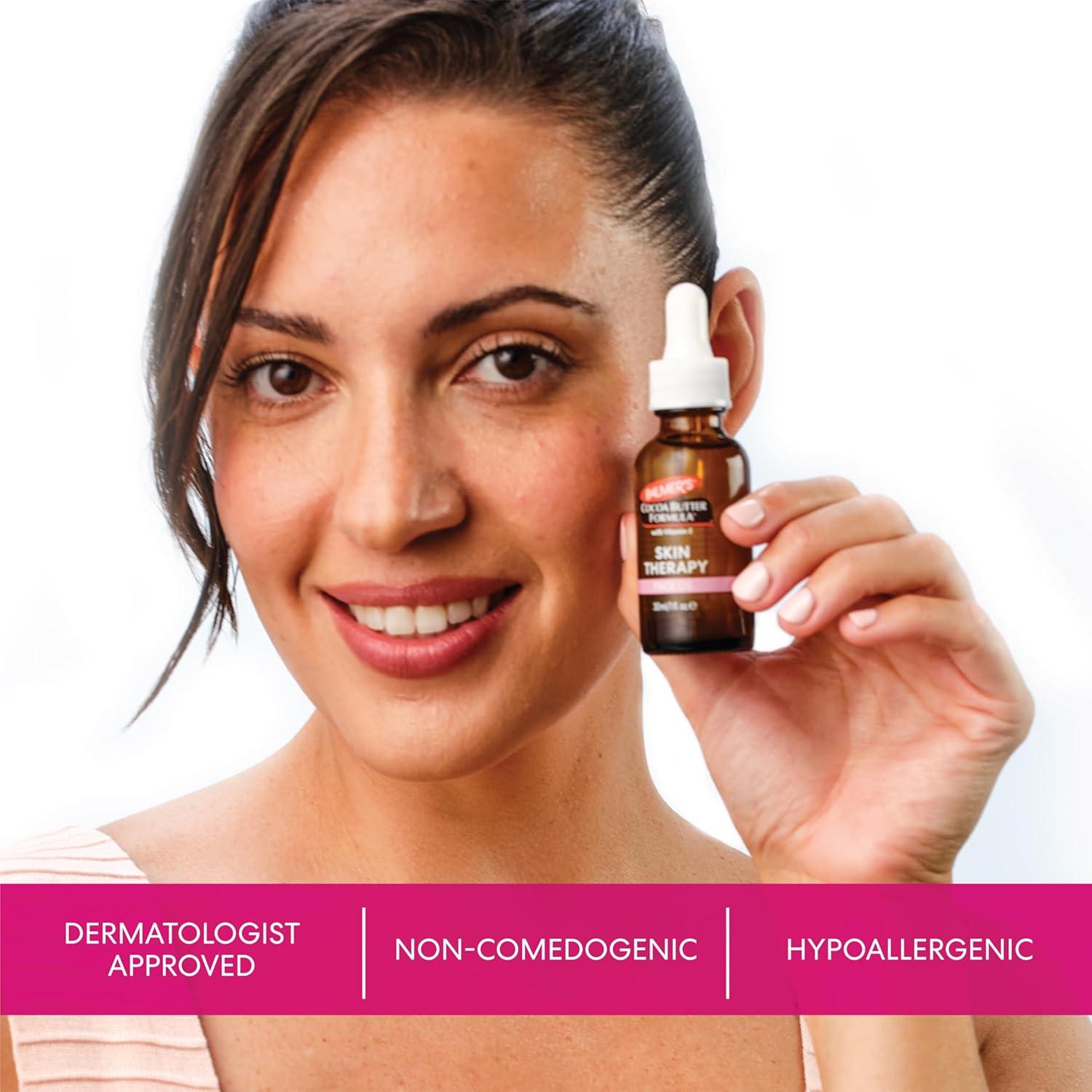 imagePalmers Cocoa Butter Formula Moisturizing Skin Therapy Oil for Face with Vitamin E C amp 10 Pure Facial Oils Blend Rosehip Oil Fragrance 1 Ounce1 Fl Oz Pack of 6