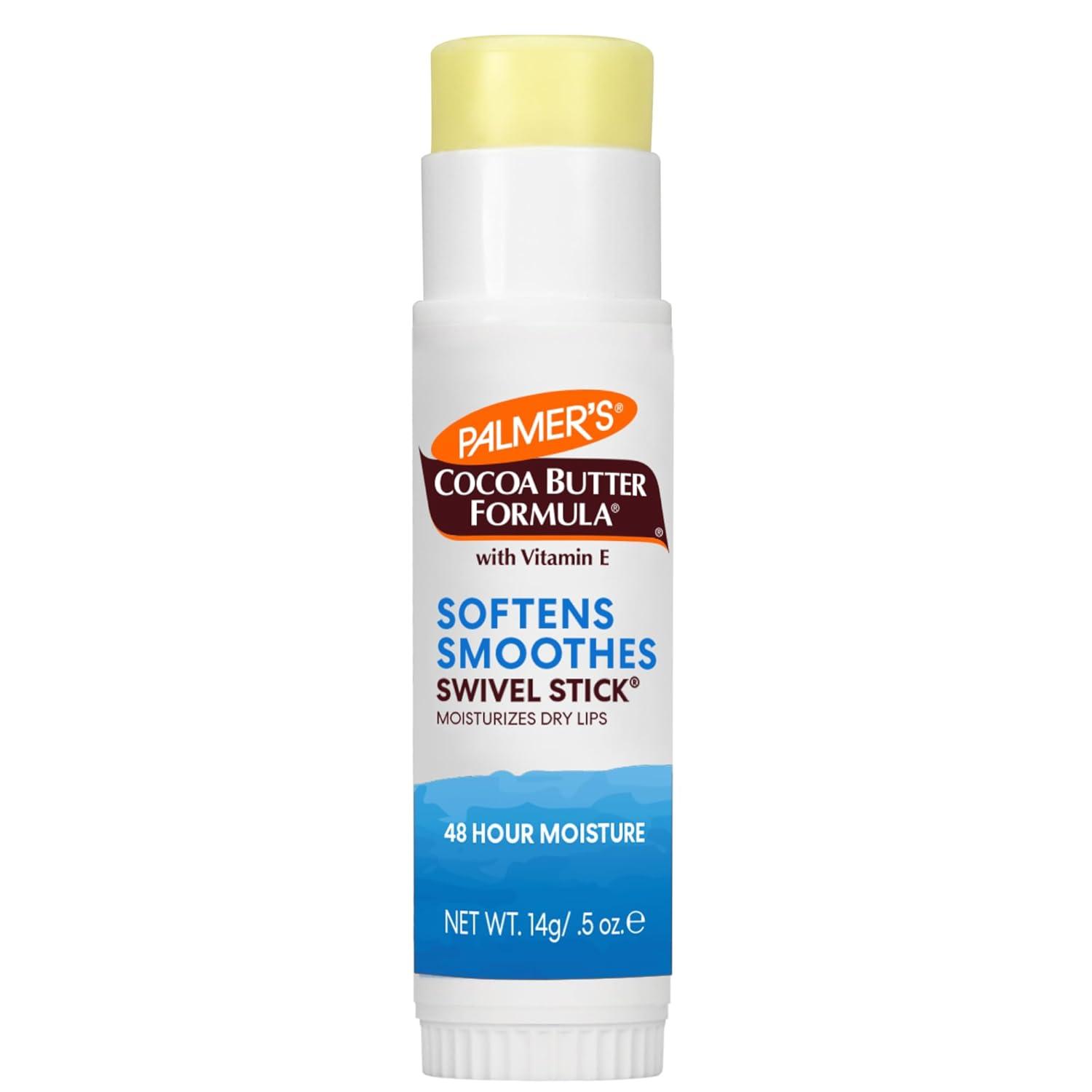 imagePalmers Cocoa Butter Formula Moisturizing Swivel Stick with Vitamin E Lip Balm for Beach Bag Face amp Body Moisturizer Stick Ideal for Treating Dry Skin Patches 1 CountB004KU9PN4