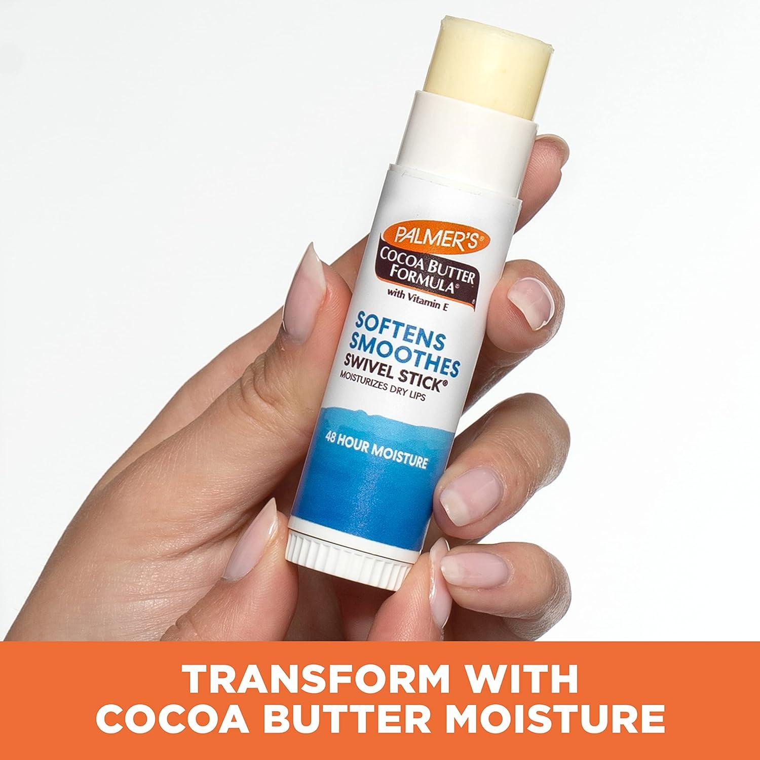 imagePalmers Cocoa Butter Formula Moisturizing Swivel Stick with Vitamin E Lip Balm for Beach Bag Face amp Body Moisturizer Stick Ideal for Treating Dry Skin Patches 1 CountB004KU9PN4