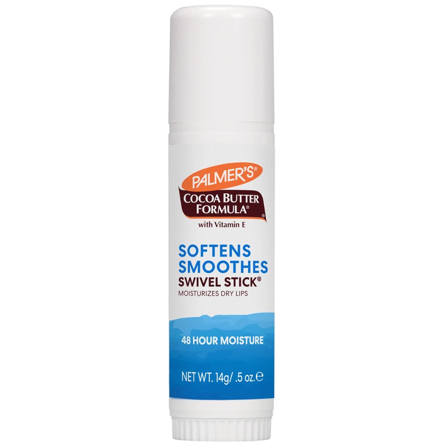 imagePalmers Cocoa Butter Formula Moisturizing Swivel Stick with Vitamin E Lip Balm for Beach Bag Face amp Body Moisturizer Stick Ideal for Treating Dry Skin Patches 1 CountB004KU9PN4