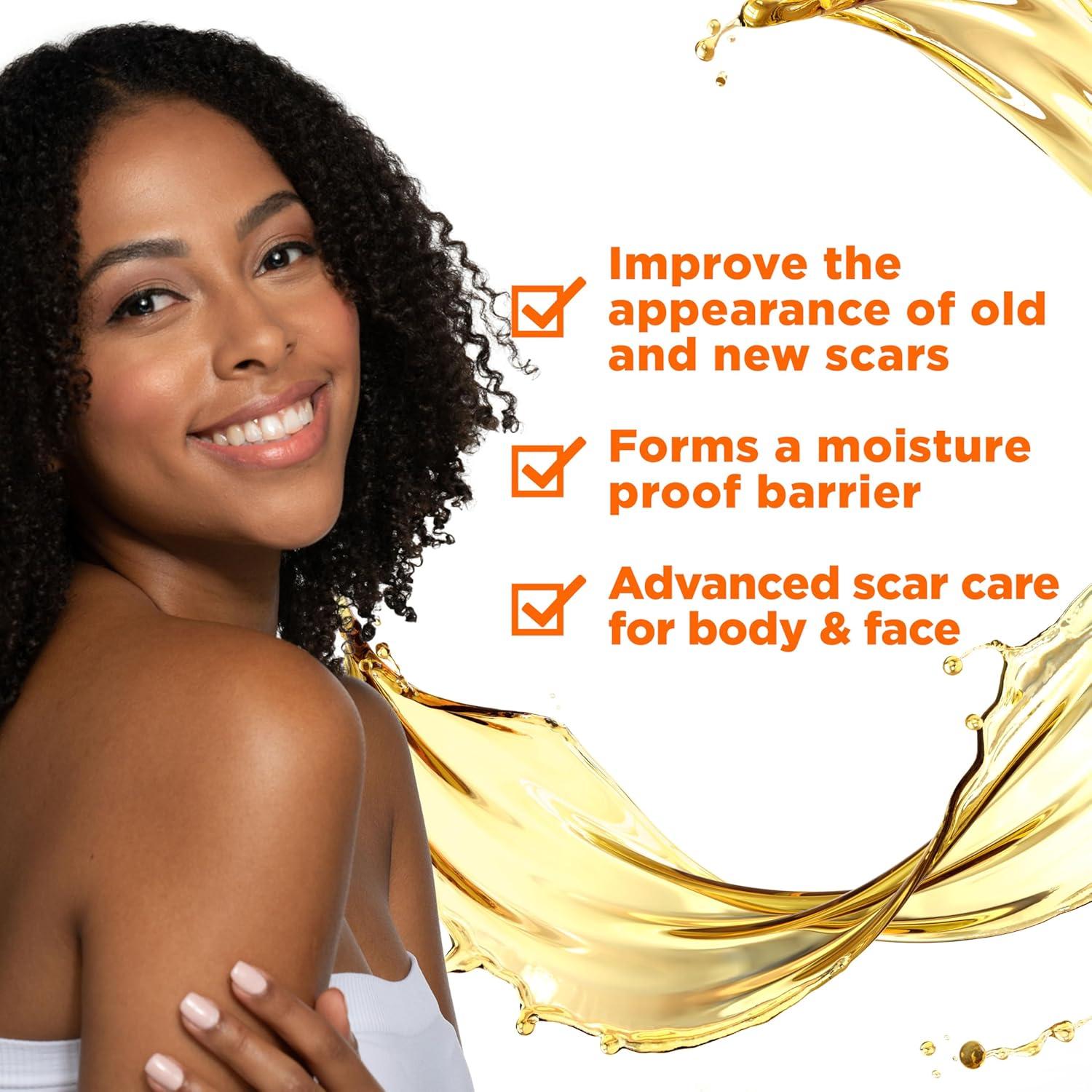 imagePalmers Cocoa Butter Formula Scar Serum Skin Brightening Oil for Face amp Body Concentrated Serum with Vitamin E Fragrance Free 1 Fl Oz