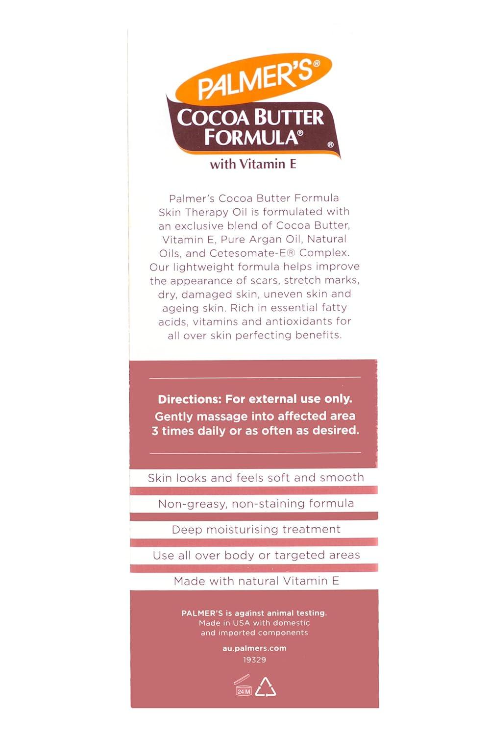 imagePalmers Cocoa Butter Formula Skin Therapy Moisturizing Body Oil with Vitamin E Rosehip Fragrance 2 Ounces