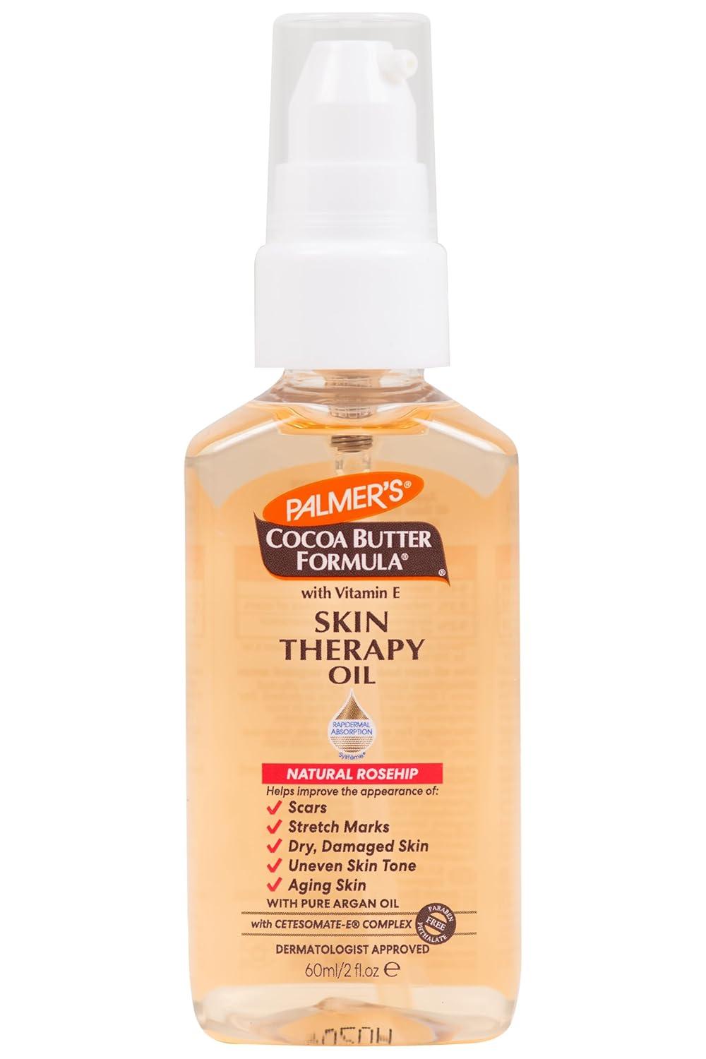 imagePalmers Cocoa Butter Formula Skin Therapy Moisturizing Body Oil with Vitamin E Rosehip Fragrance 2 Ounces