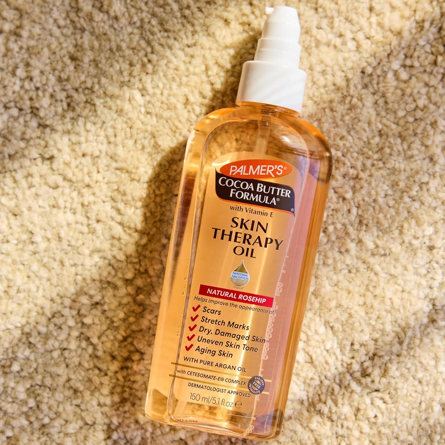imagePalmers Cocoa Butter Formula Skin Therapy Moisturizing Body Oil with Vitamin E Rosehip Fragrance 51 Ounces51 Fl Oz Pack of 6