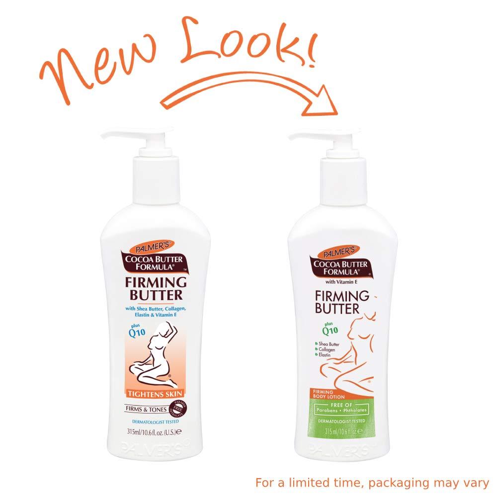 imagePalmers Cocoa Butter Formula with Vitamin E Q10 Firming Butter Body Lotion Postpartum Essentials Skin Care Shea Butter Collagen and Elastin 106 Fl Oz106 Fl Oz Pack of 4
