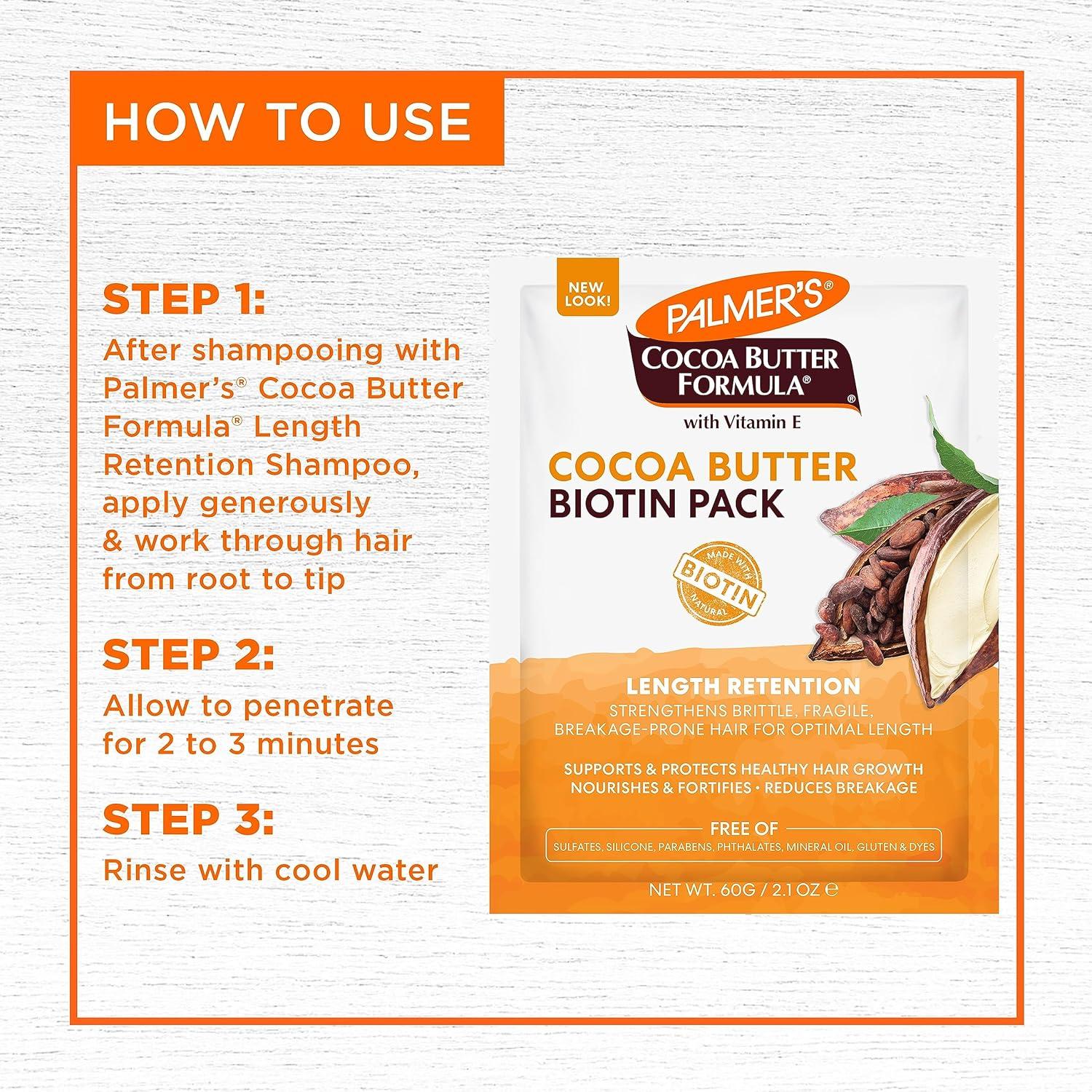 imagePalmers Cocoa Butter amp Biotin Length Retention Biotin Pack 21 Ounce21 Fl Oz Pack of 3