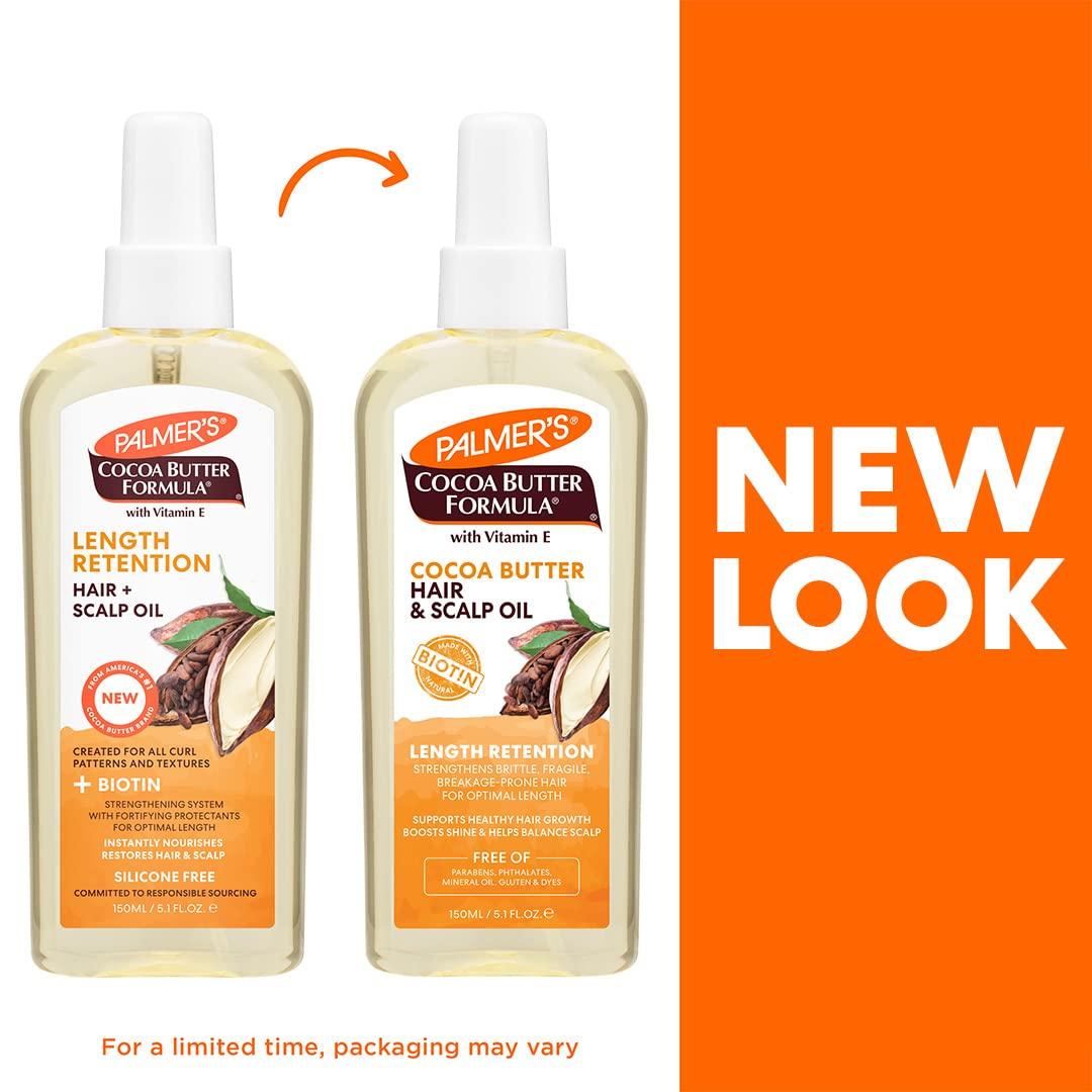 imagePalmers Cocoa Butter amp Biotin Length Retention Hair and Scalp Oil 51 Ounce Packaging May Vary51 Fl Oz Pack of 1