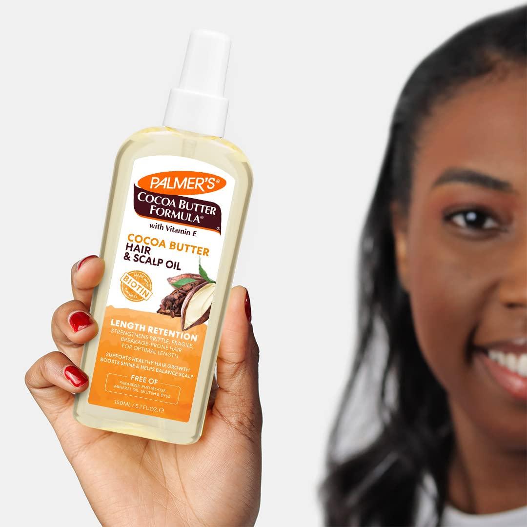 imagePalmers Cocoa Butter amp Biotin Length Retention Hair and Scalp Oil 51 Ounce Packaging May Vary51 Fl Oz Pack of 1