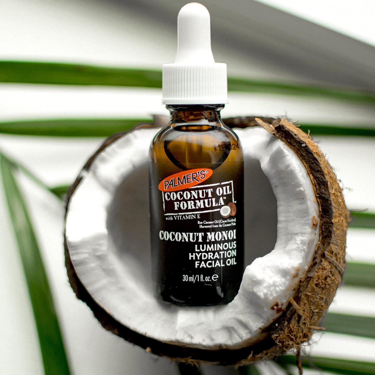 imagePalmers Coconut Oil Face Care Bundle Face Oil amp Scrub Fair Trade amp Monoi 1 fl oz Oil amp 317 oz Scrub1 Count Pack of 2