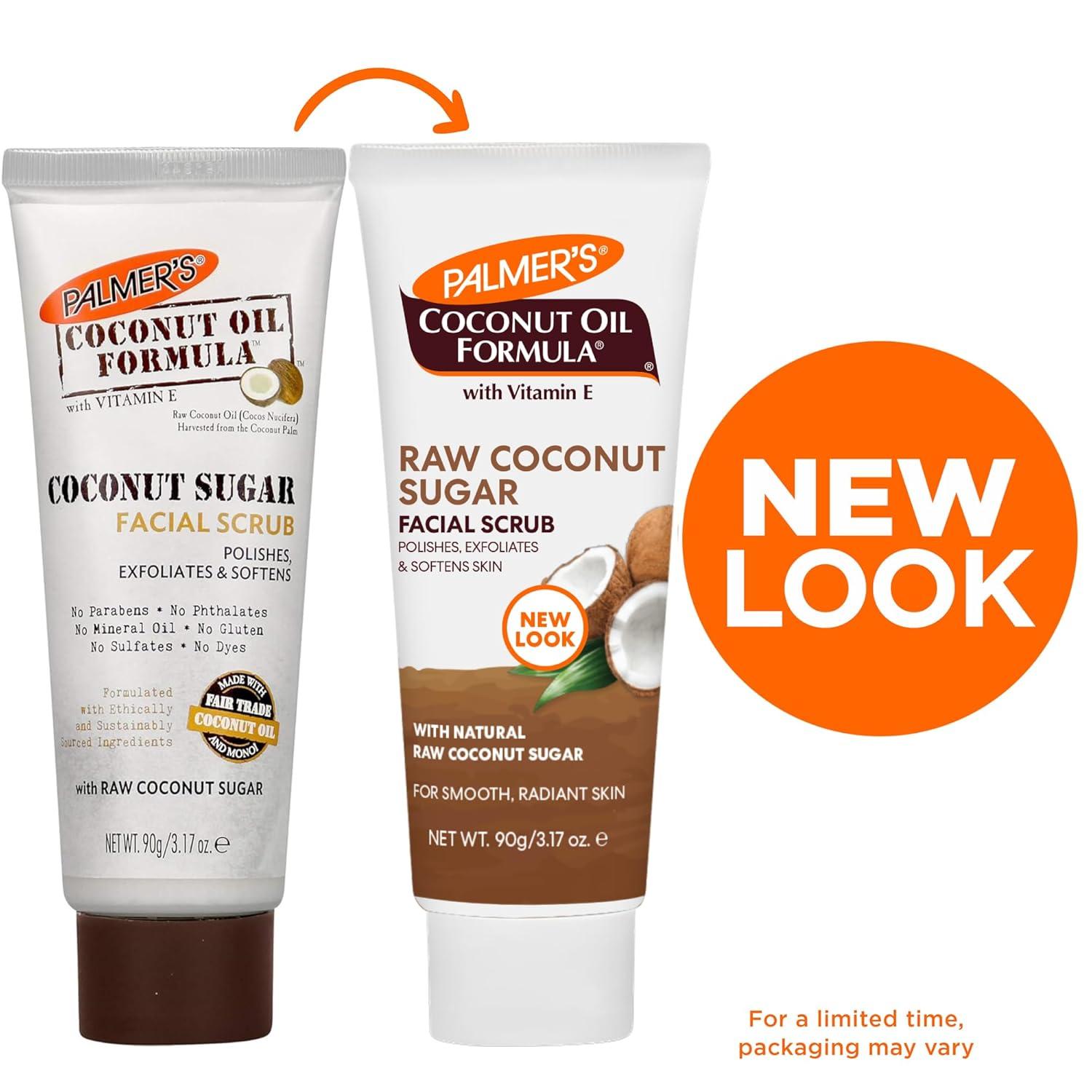 imagePalmers Coconut Oil Face Care Bundle Face Oil amp Scrub Fair Trade amp Monoi 1 fl oz Oil amp 317 oz Scrub317 Ounce Pack of 1