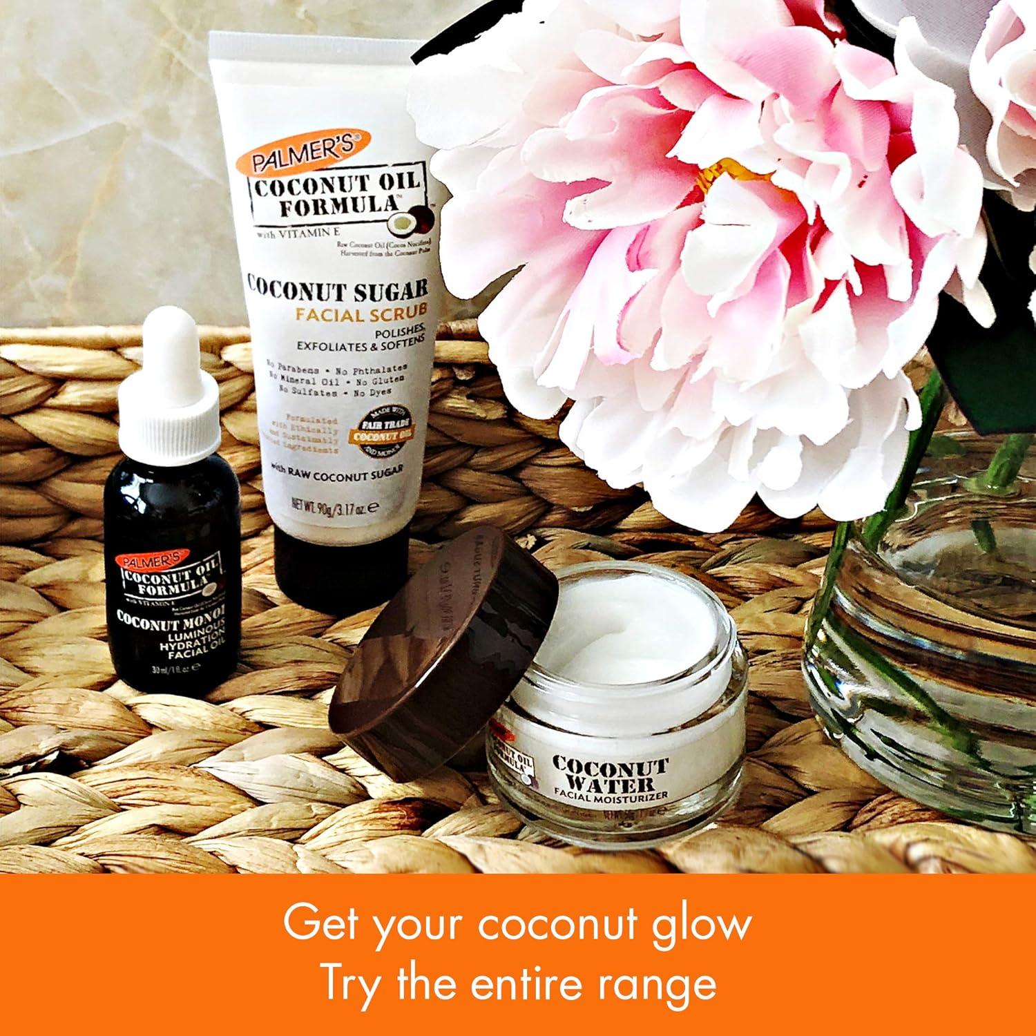 imagePalmers Coconut Oil Face Care Bundle Face Oil amp Scrub Fair Trade amp Monoi 1 fl oz Oil amp 317 oz Scrub317 Ounce Pack of 3