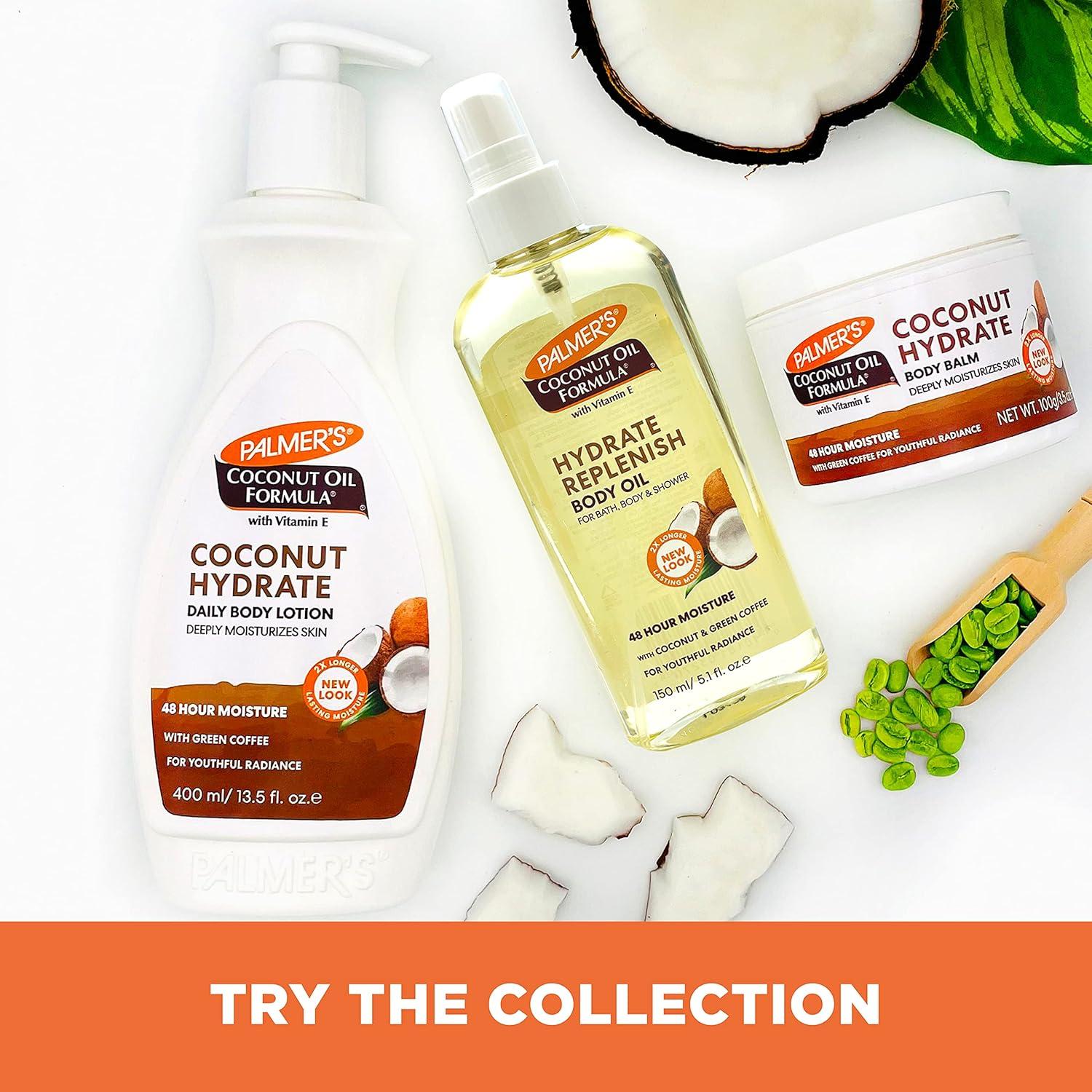 imagePalmers Coconut Oil Formula Body Lotion for Dry Skin Hand amp Body Moisturizer with Green Coffee Extract amp Vitamin E Pump Bottle 135 Fl Oz Pack of 1135 Fl Oz Pack of 1