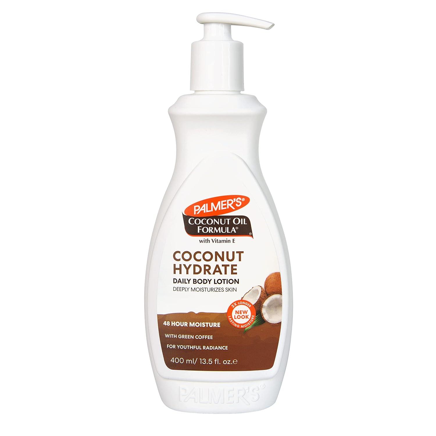 imagePalmers Coconut Oil Formula Body Lotion for Dry Skin Hand amp Body Moisturizer with Green Coffee Extract amp Vitamin E Pump Bottle 135 Fl Oz Pack of 1135 Fl Oz Pack of 2