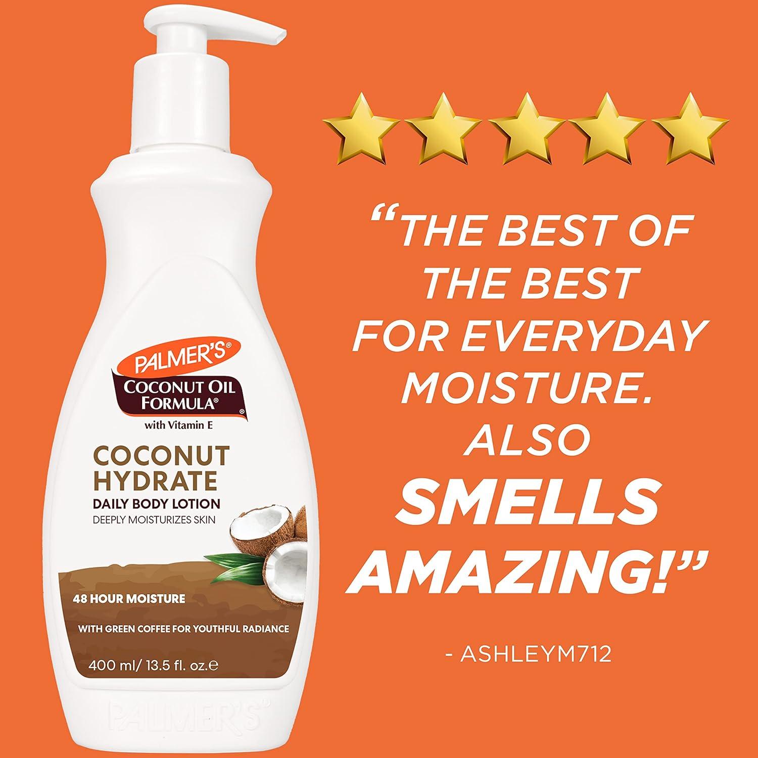 imagePalmers Coconut Oil Formula Body Lotion for Dry Skin Hand amp Body Moisturizer with Green Coffee Extract amp Vitamin E Pump Bottle 135 Fl Oz Pack of 1135 Fl Oz Pack of 1