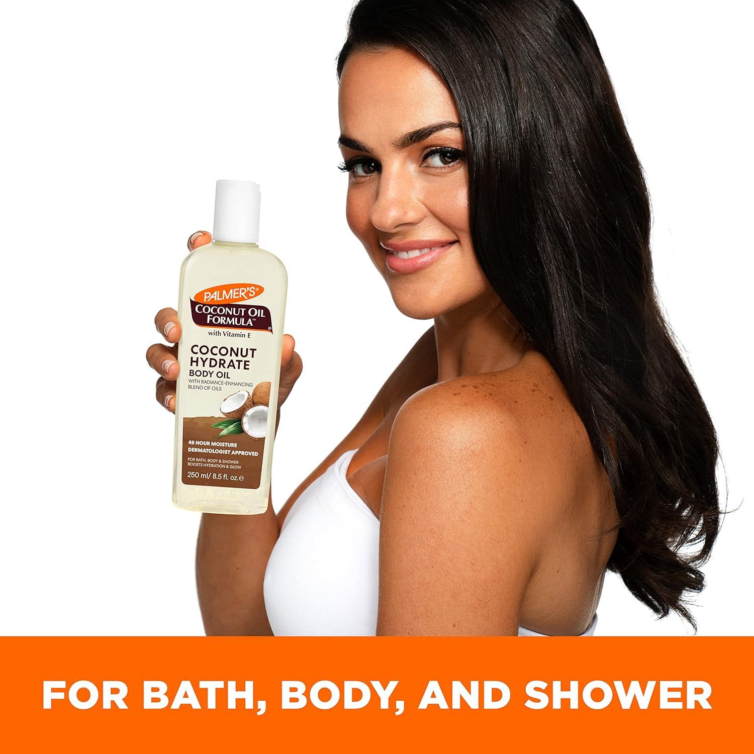 imagePalmers Coconut Oil Formula Body Oil Body Moisturizer with Green Coffee Extract Bath Oil for Dry Skin 85 Ounces Pour Cap85 Fl Oz Pack of 1
