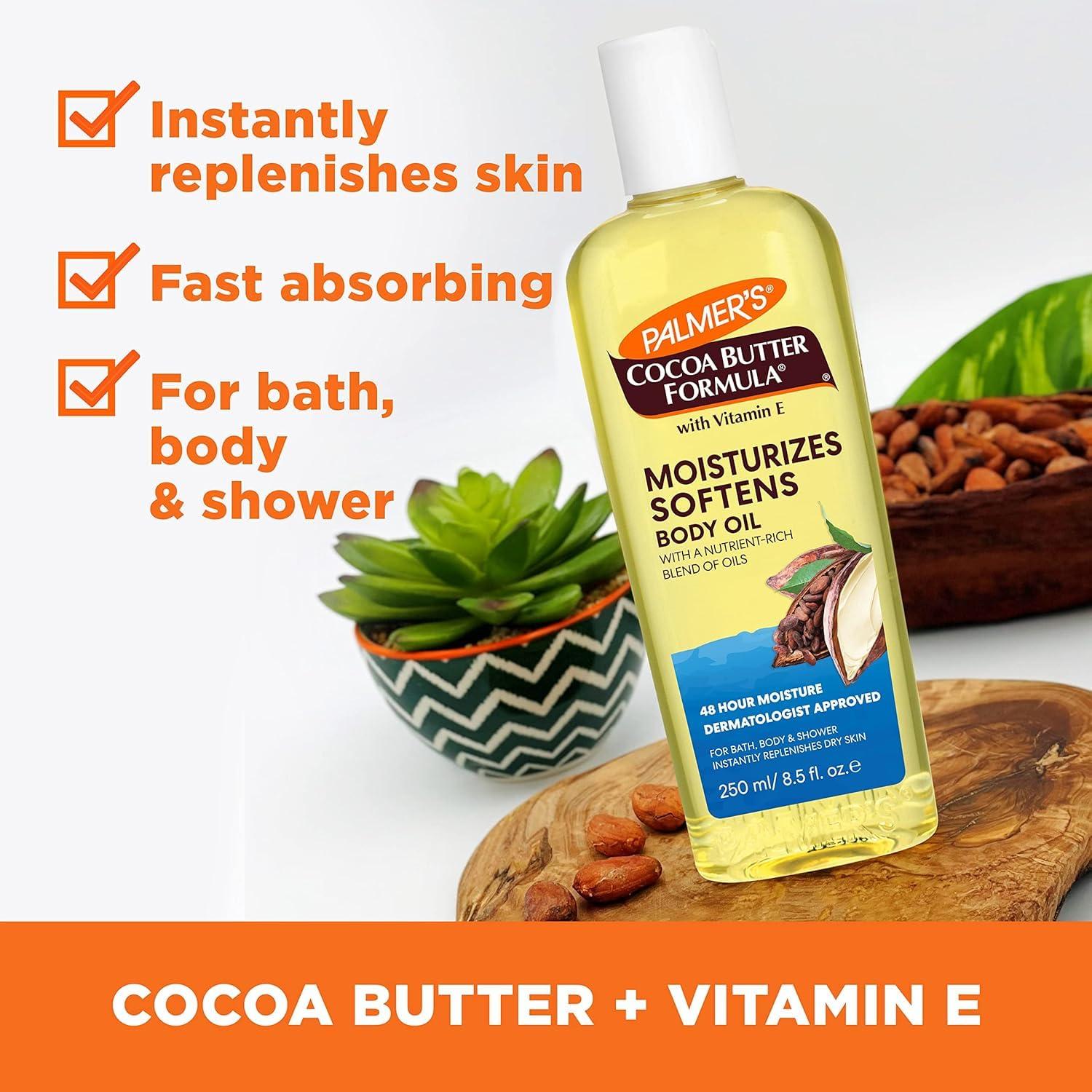 imagePalmers Coconut Oil Formula Body Oil Body Moisturizer with Green Coffee Extract Bath Oil for Dry Skin 85 Ounces Pour Cap85 Fl Oz Pack of 5
