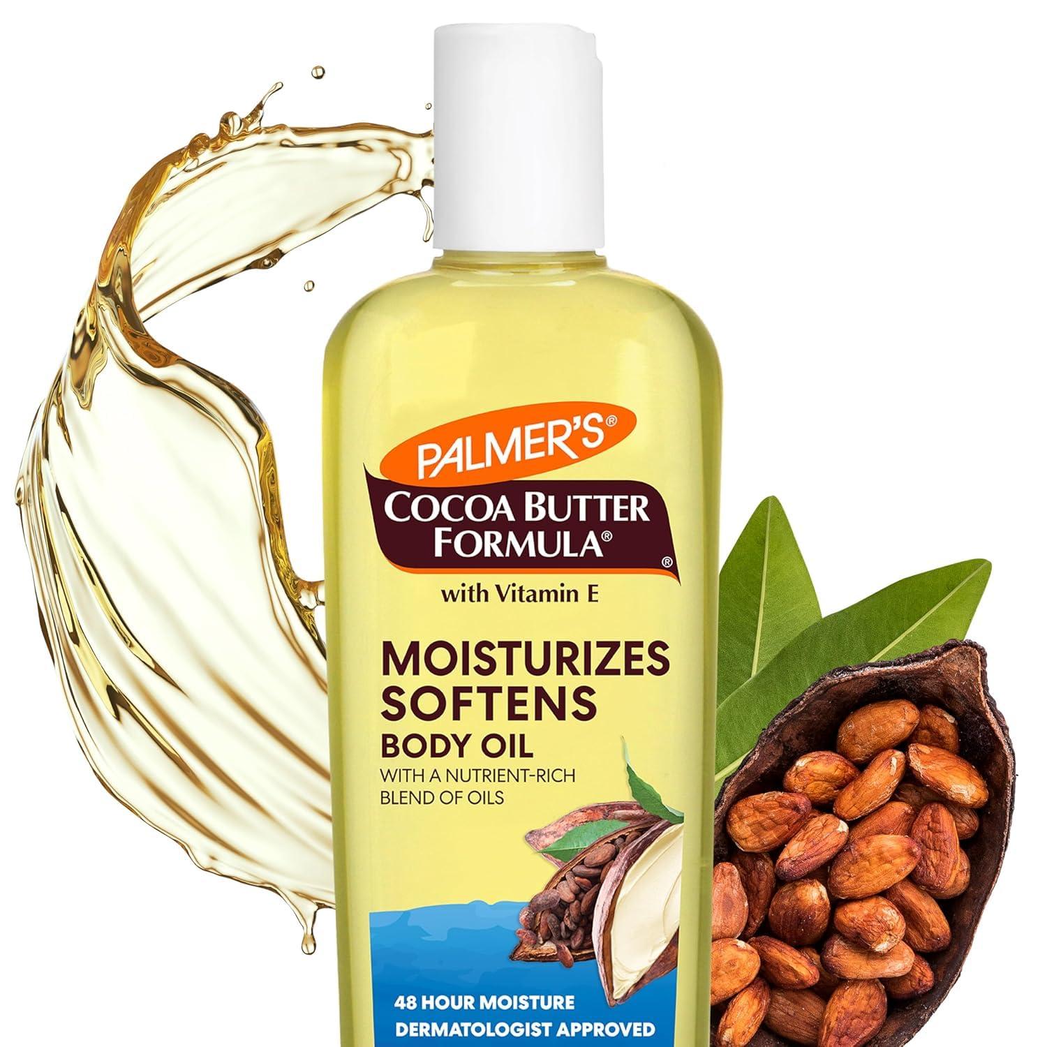 imagePalmers Coconut Oil Formula Body Oil Body Moisturizer with Green Coffee Extract Bath Oil for Dry Skin 85 Ounces Pour Cap85 Fl Oz Pack of 5