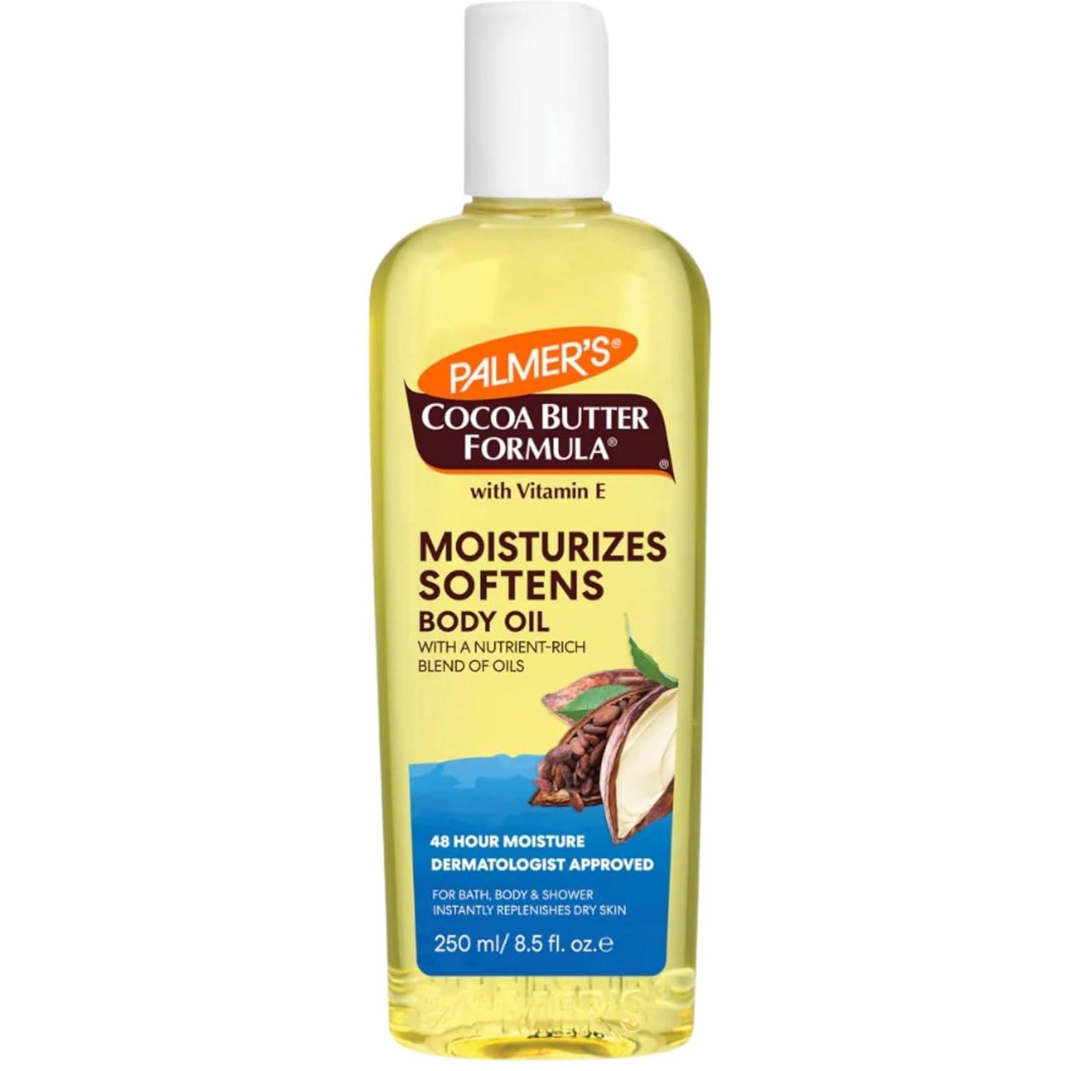 imagePalmers Coconut Oil Formula Body Oil Body Moisturizer with Green Coffee Extract Bath Oil for Dry Skin 85 Ounces Pour Cap85 Fl Oz Pack of 5