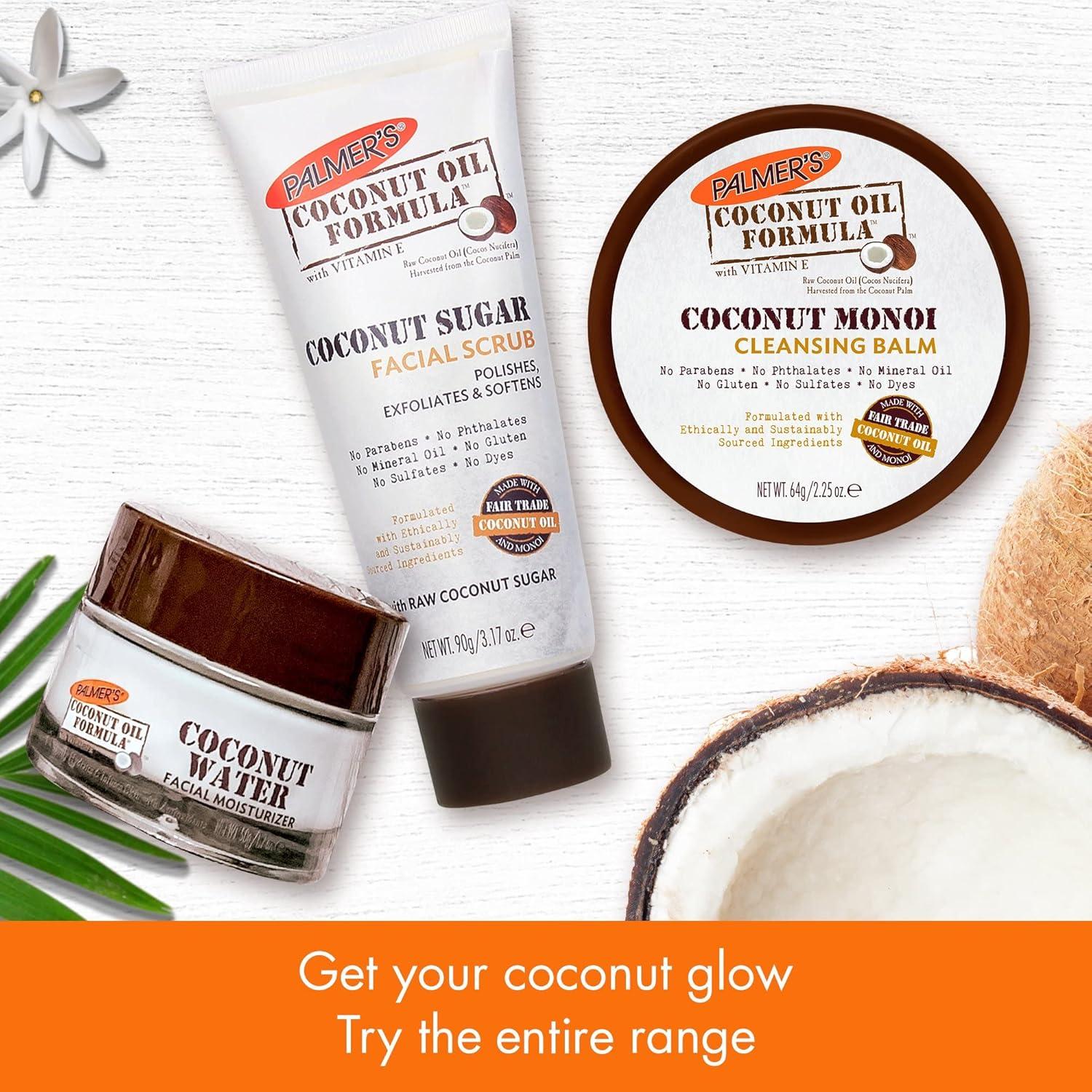 imagePalmers Coconut Oil Formula Coconut Monoi Facial Cleansing Balm and Makeup Remover 225 Ounces225 Ounce Pack of 1