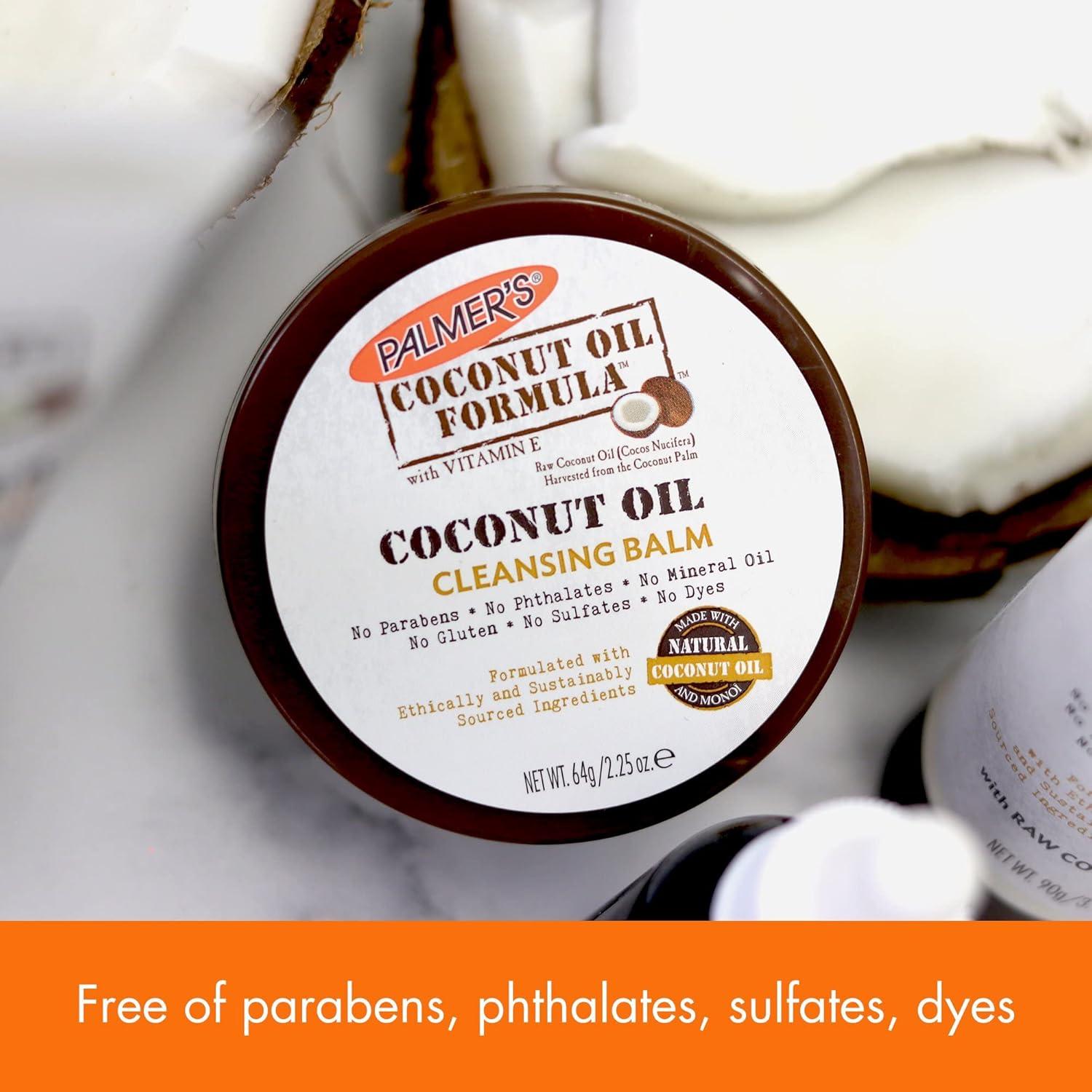 imagePalmers Coconut Oil Formula Coconut Monoi Facial Cleansing Balm and Makeup Remover 225 Ounces225 Ounce Pack of 1