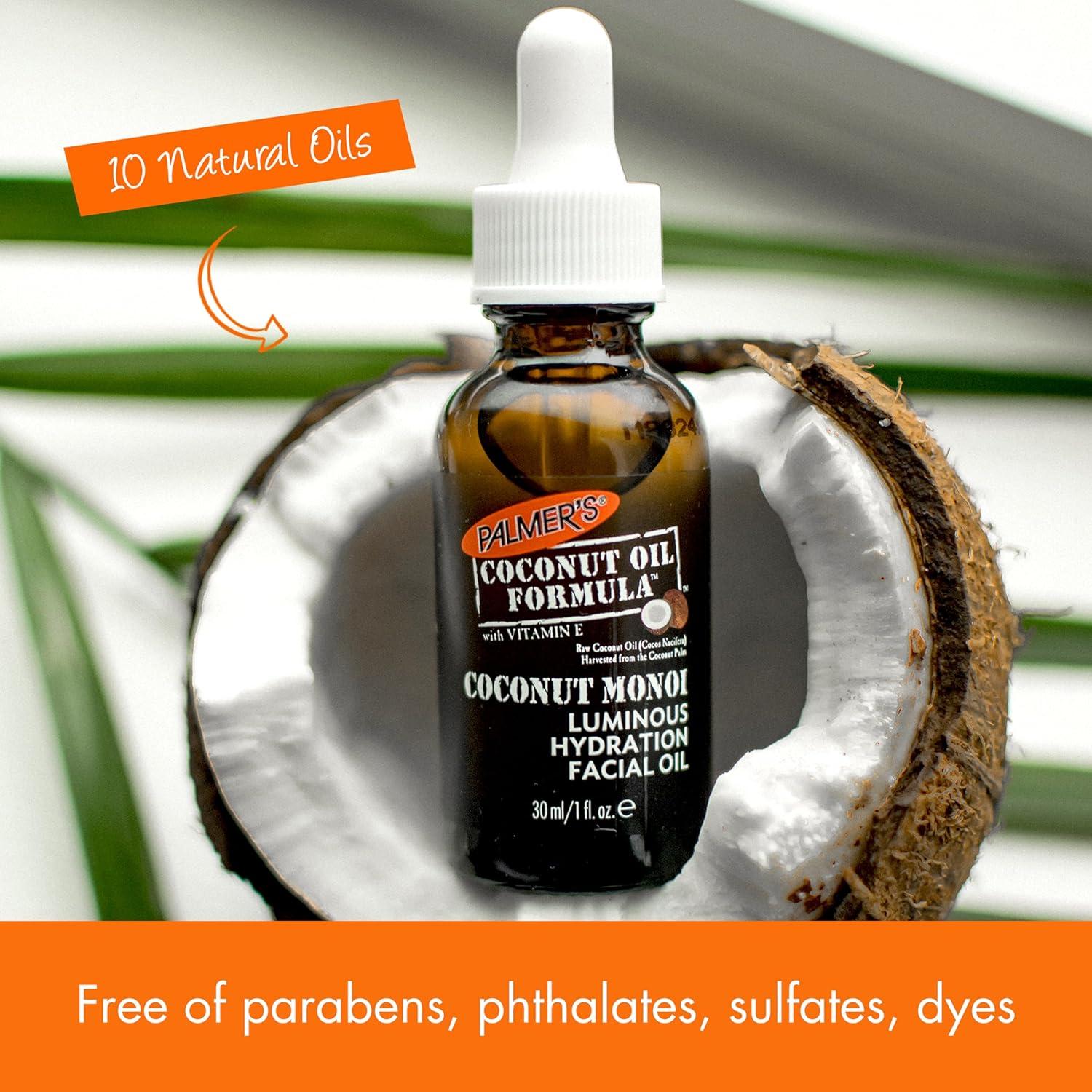 imagePalmers Coconut Oil Formula Coconut Monoi Luminous Hydration Facial Oil 1 Ounce1 Fl Oz Pack of 1