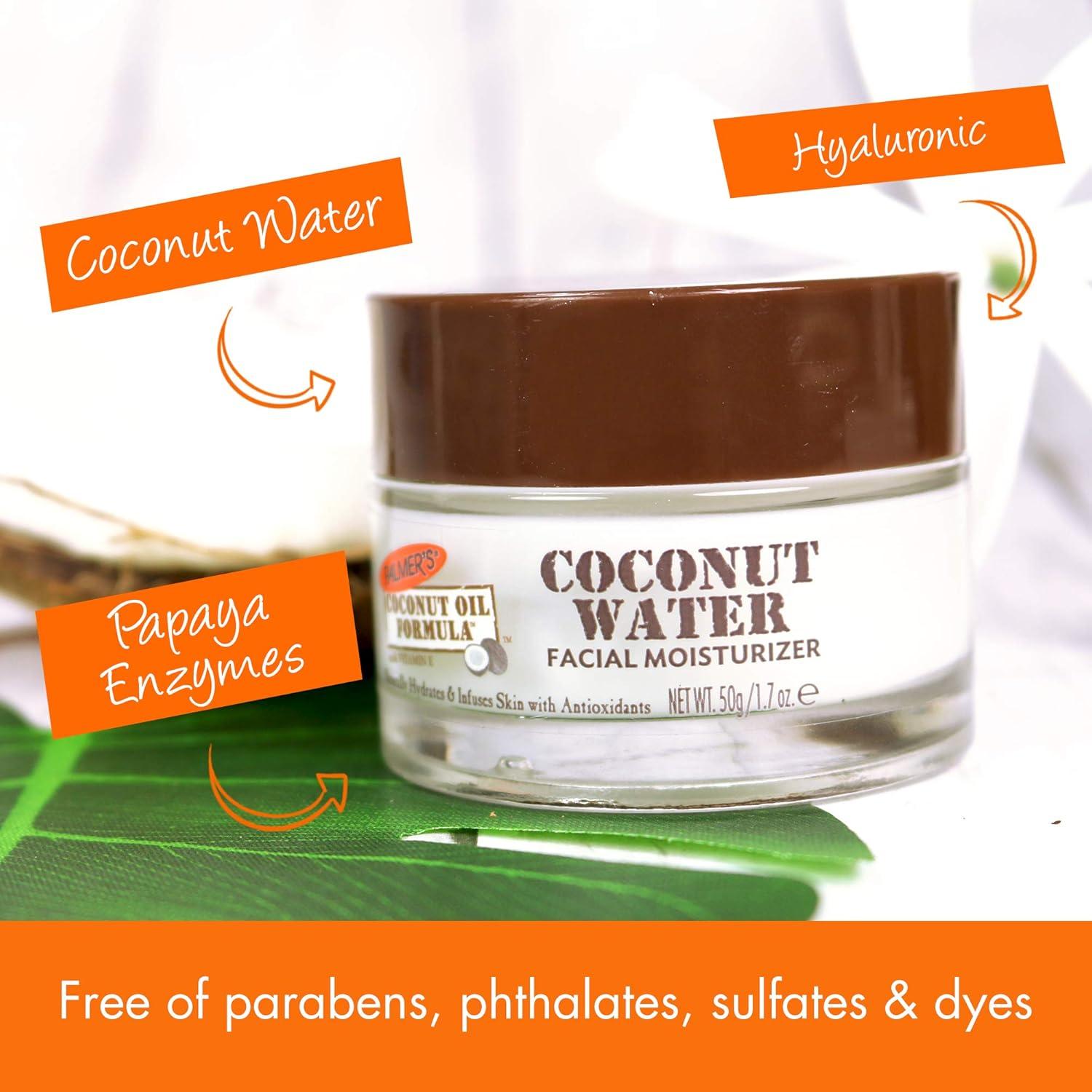 imagePalmers Coconut Oil Formula Coconut Water Face Moisturizer 17 Ounce Jar17 Ounce Pack of 1