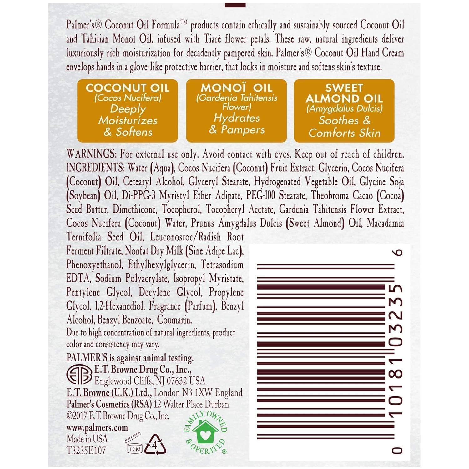 imagePalmers Coconut Oil Formula Hand Cream 21 ounce21 Ounce Pack of 2