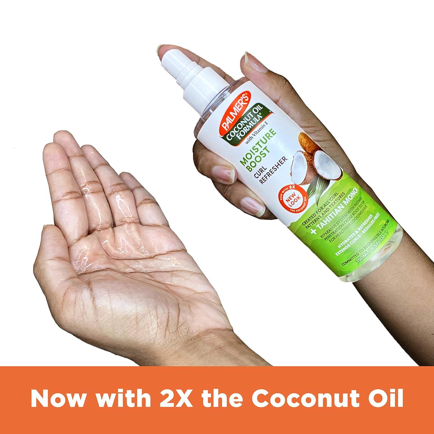imagePalmers Coconut Oil Formula Moisture Boost Curl Refresher Spray 85 Ounce85 Ounce Pack of 2